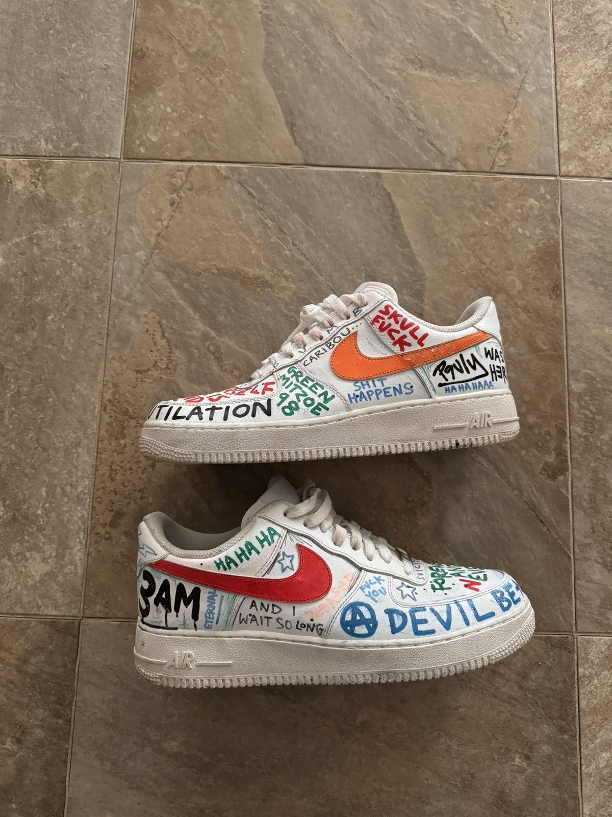 Nike × Vlone Himumimdead Pauly Vlone Af1 Size US 9.5 / EU 42-43 - 1 Thumbnail