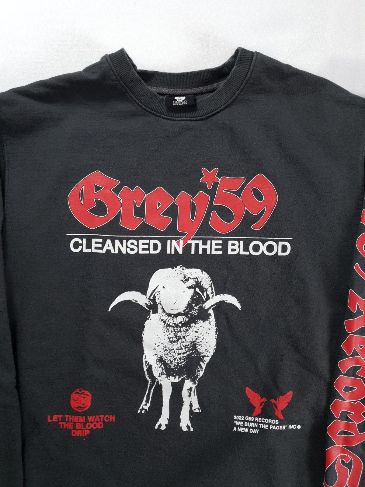 G59 Records G*59 Blood Of The Lamb Crewneck (2022) Size US L / EU 52-54 / 3 - 3 Thumbnail