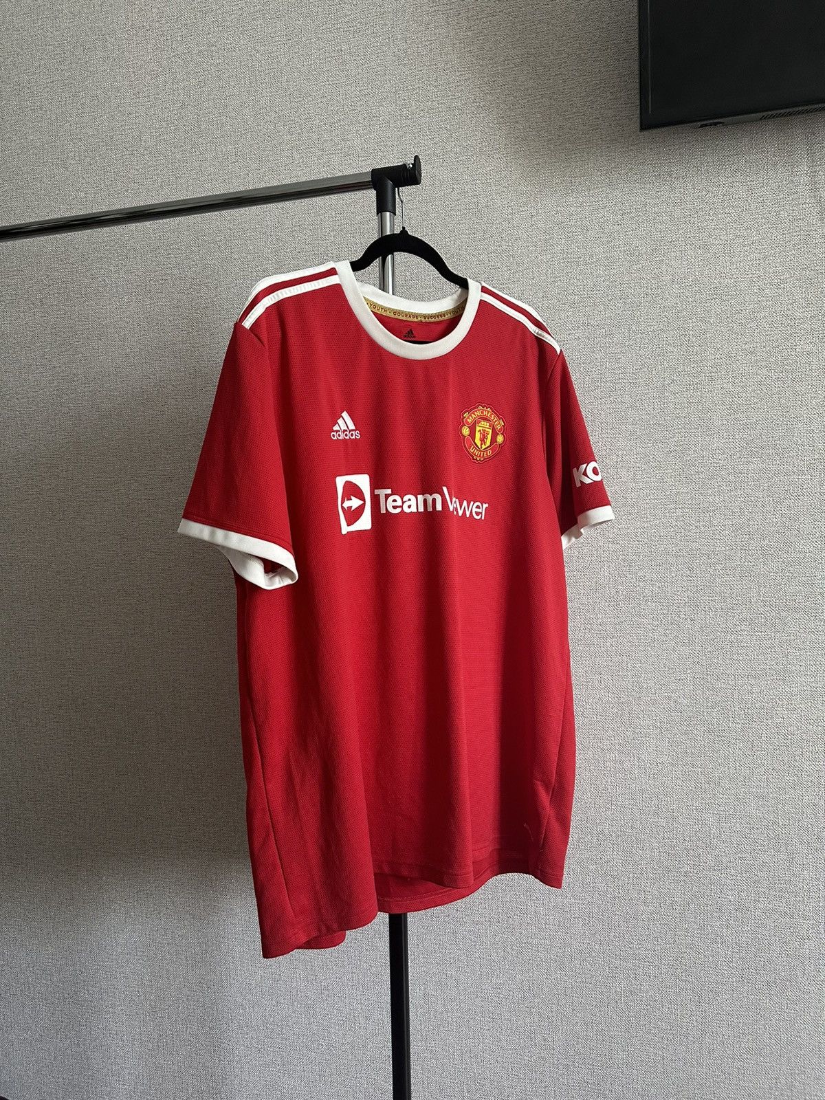 Adidas 2021/22 Adidas Sancho #25 Home Soccer Jersey Size US XXL / EU 58 / 5 - 2 Thumbnail