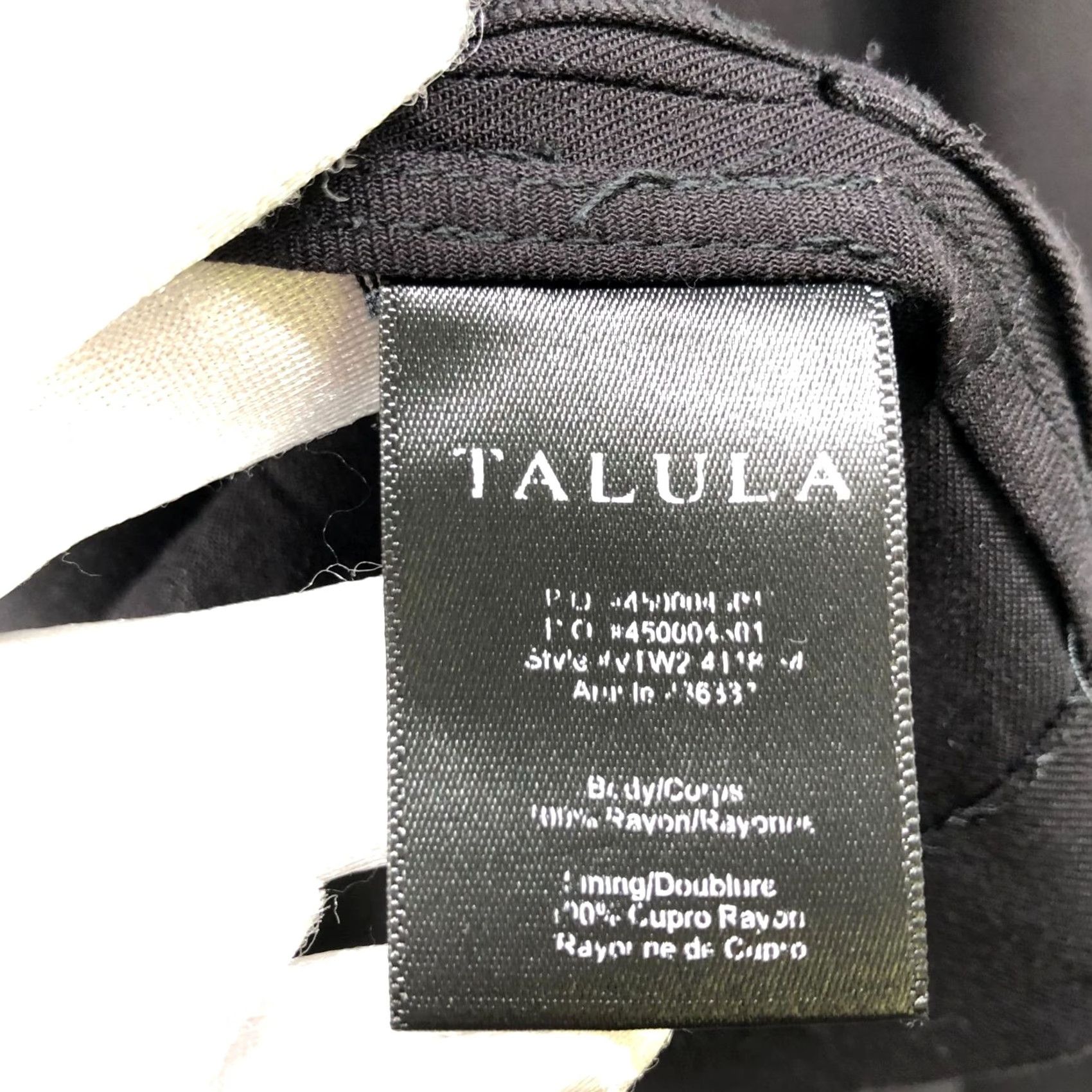 Vintage Talula Open Front Blazer Womens 6 Black Cupro Rayon Relaxed Formal Casual Blazer Jacket Single-Breasted Office Workwear Mens Womens Girls Size M / US 6-8 / IT 42-44 - 6 Thumbnail