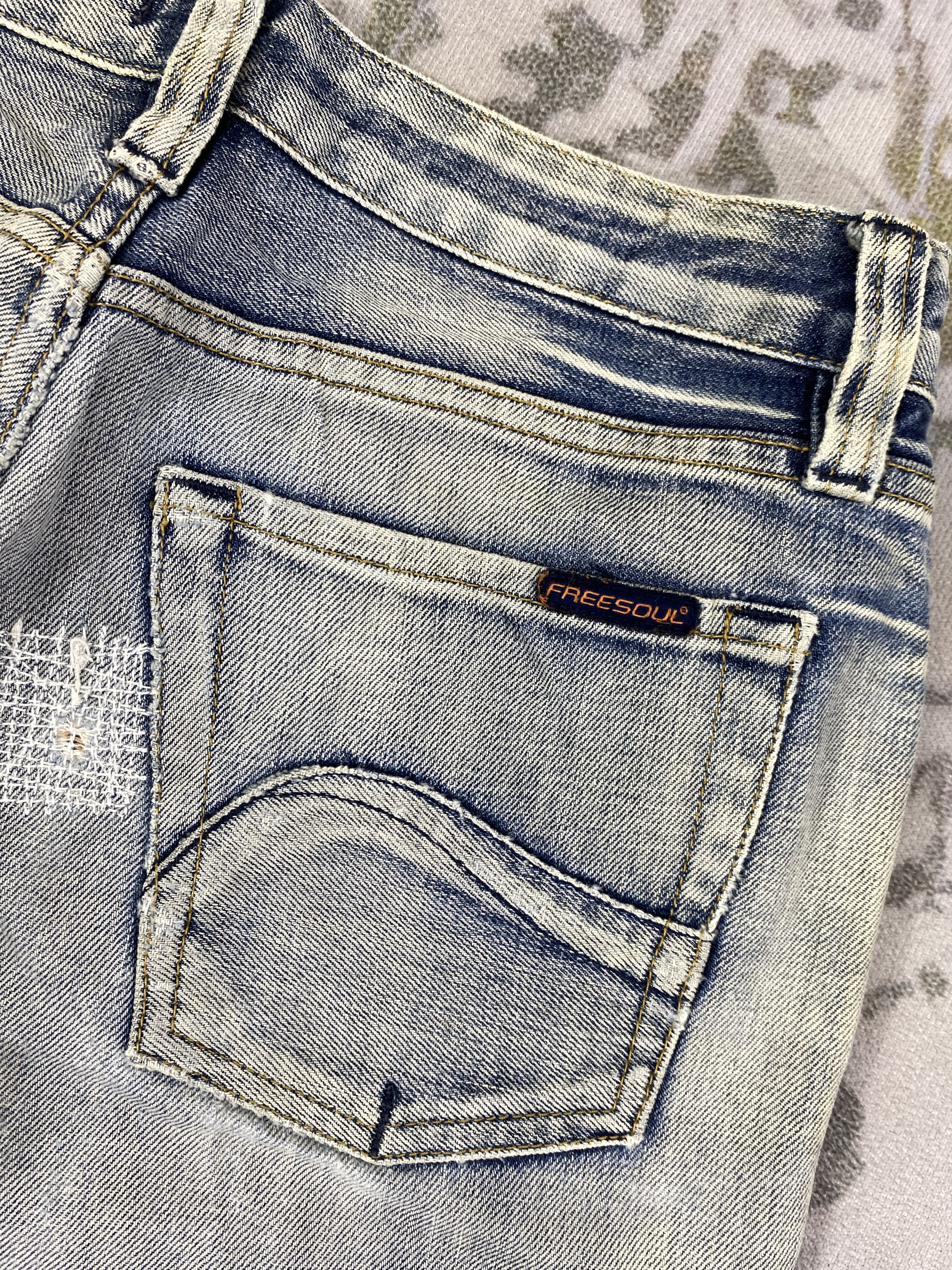Le Grande Bleu (L.G.B.) Vintage japanese Flare LGB style Jeans 30x31.5 - JN 3001 Size US 30 / EU 46 - 6 Thumbnail