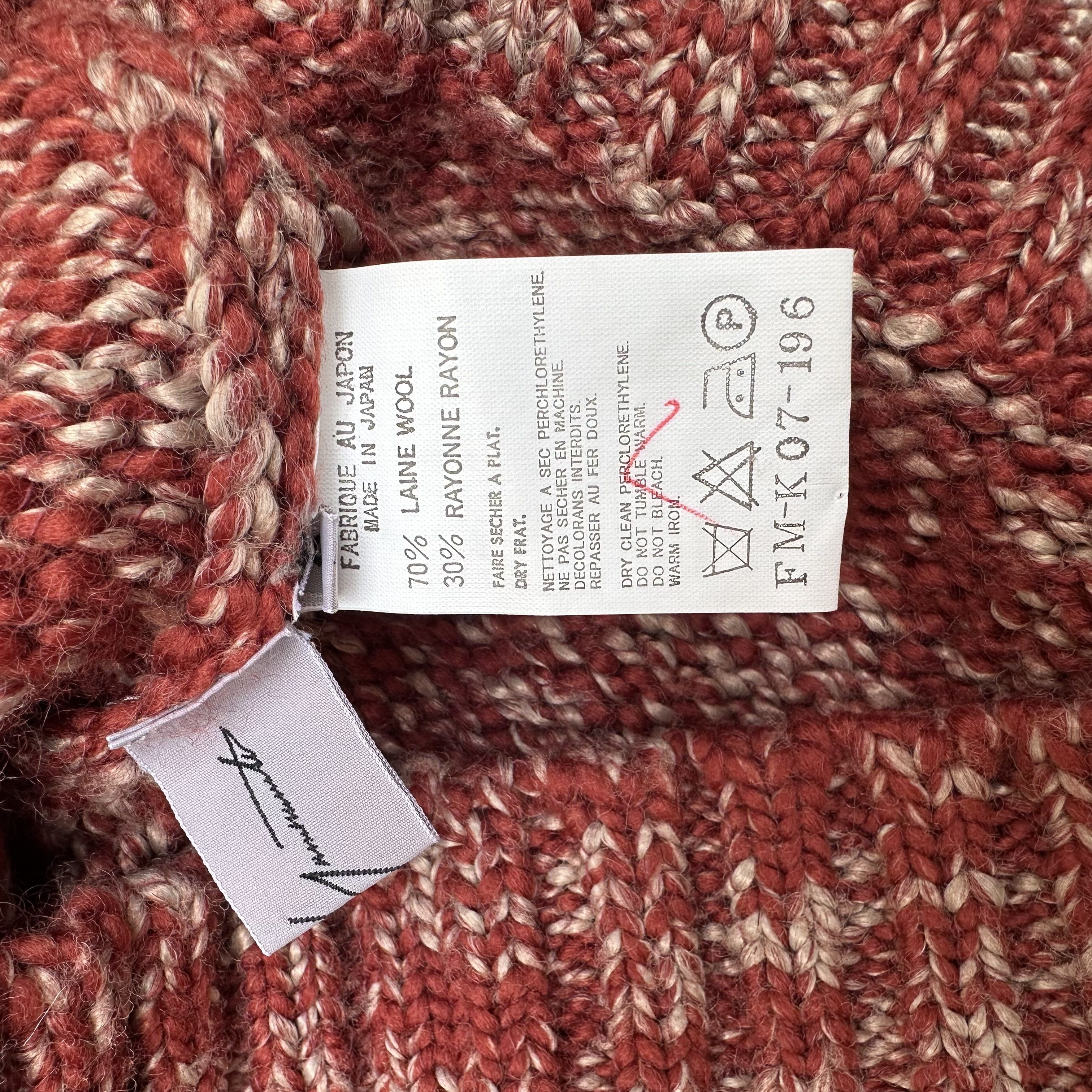 Yohji Yamamoto Yohji Yamamoto Heavy knitted sweatshirt Size US M / EU 48-50 / 2 - 4 Thumbnail