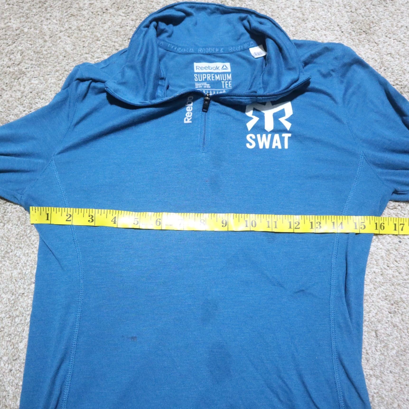 Reebok Reebok Shirt S.W.A.T.T. Team Outdoor Blue Long Sleeve Running M Medium Women 2010s Size L / US 10 / IT 46 - 5 Thumbnail