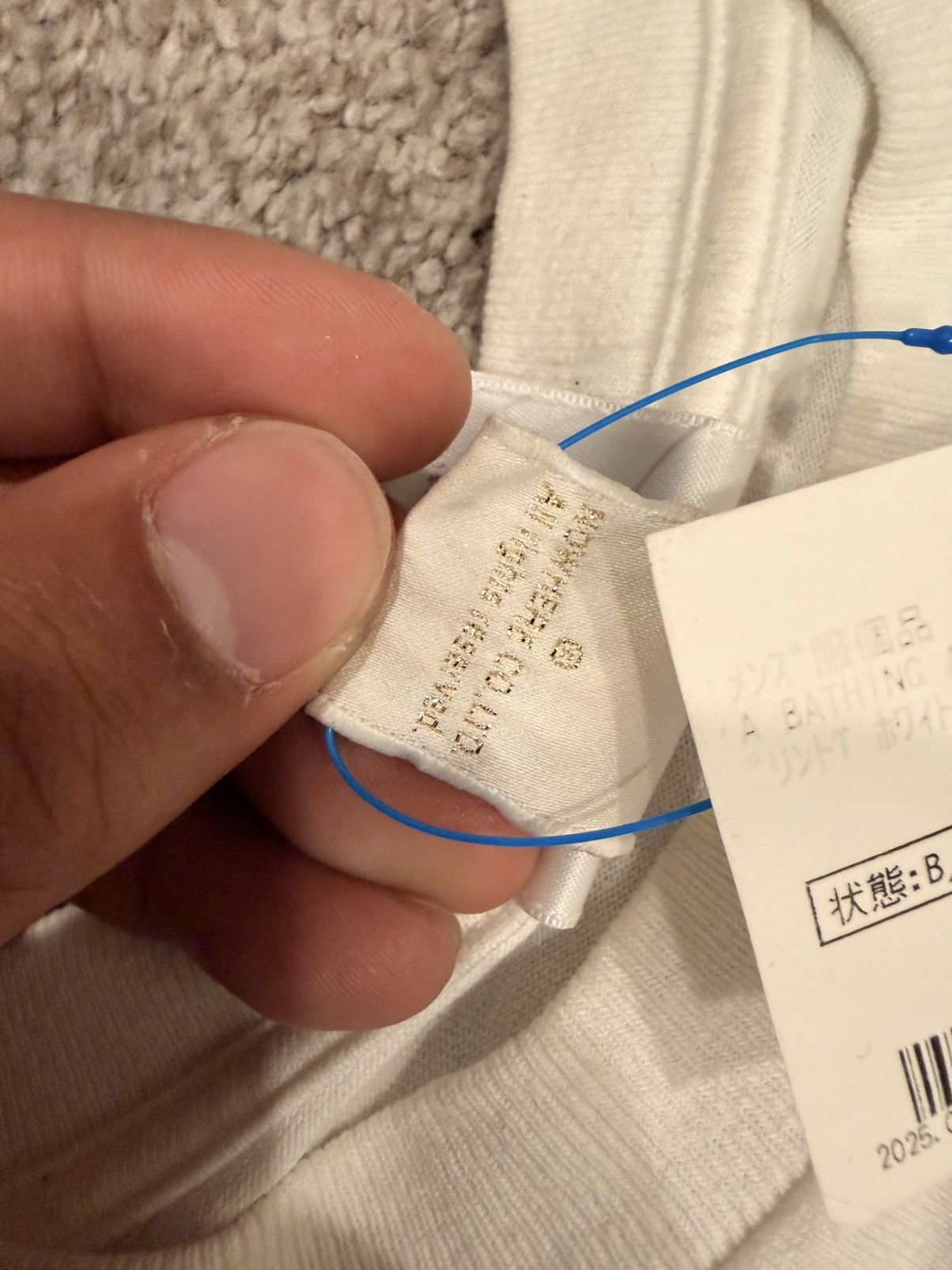 Bape BAPE WING LOGO/APE SHALL NEVER KILL APE TEE Size US M / EU 48-50 / 2 - 11 Thumbnail