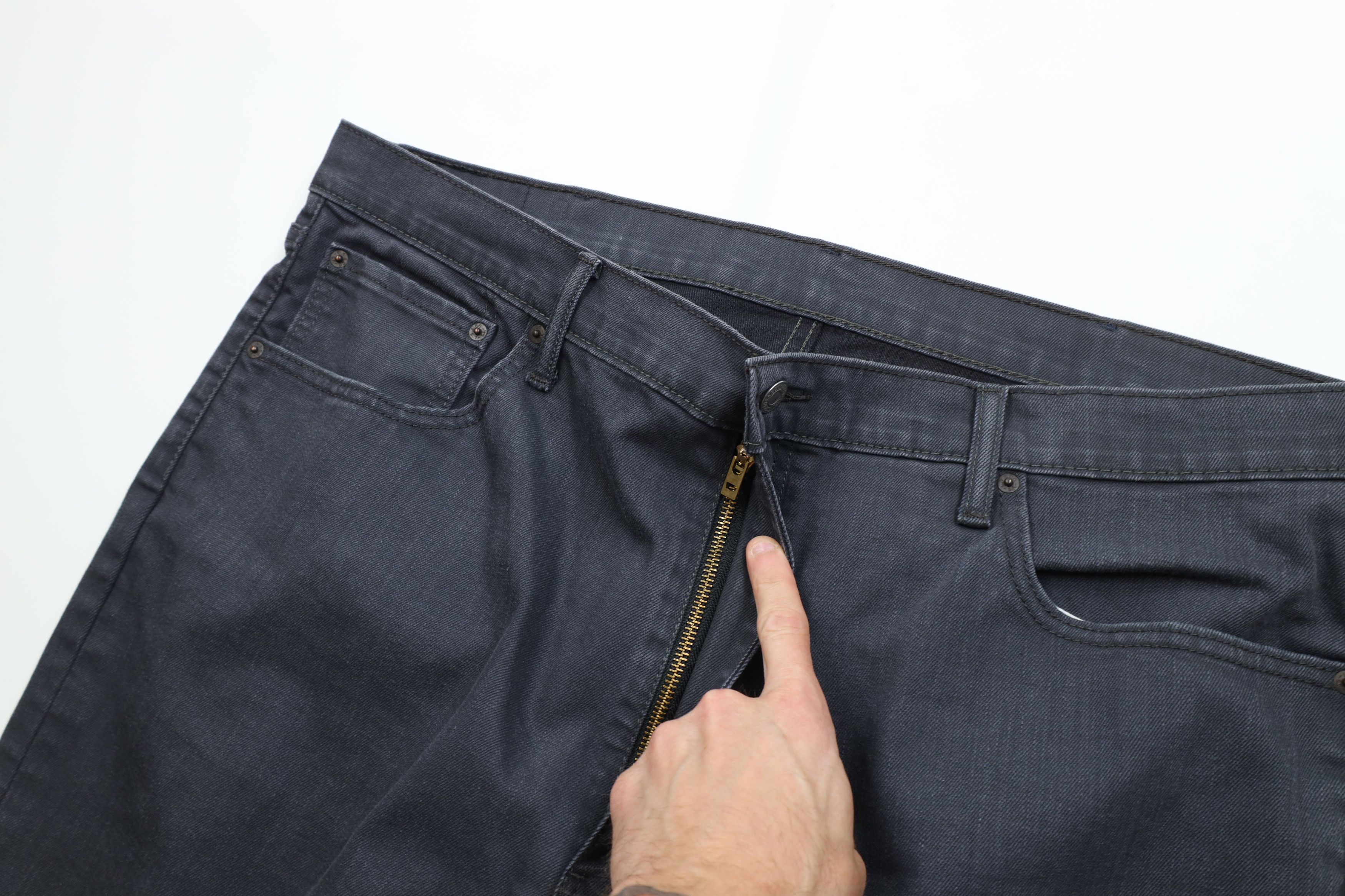 Levi's Vintage Y2K Levis 559 Straight Wide Leg Jeans Dark Gray Size US 44 / EU 60 - 6 Thumbnail
