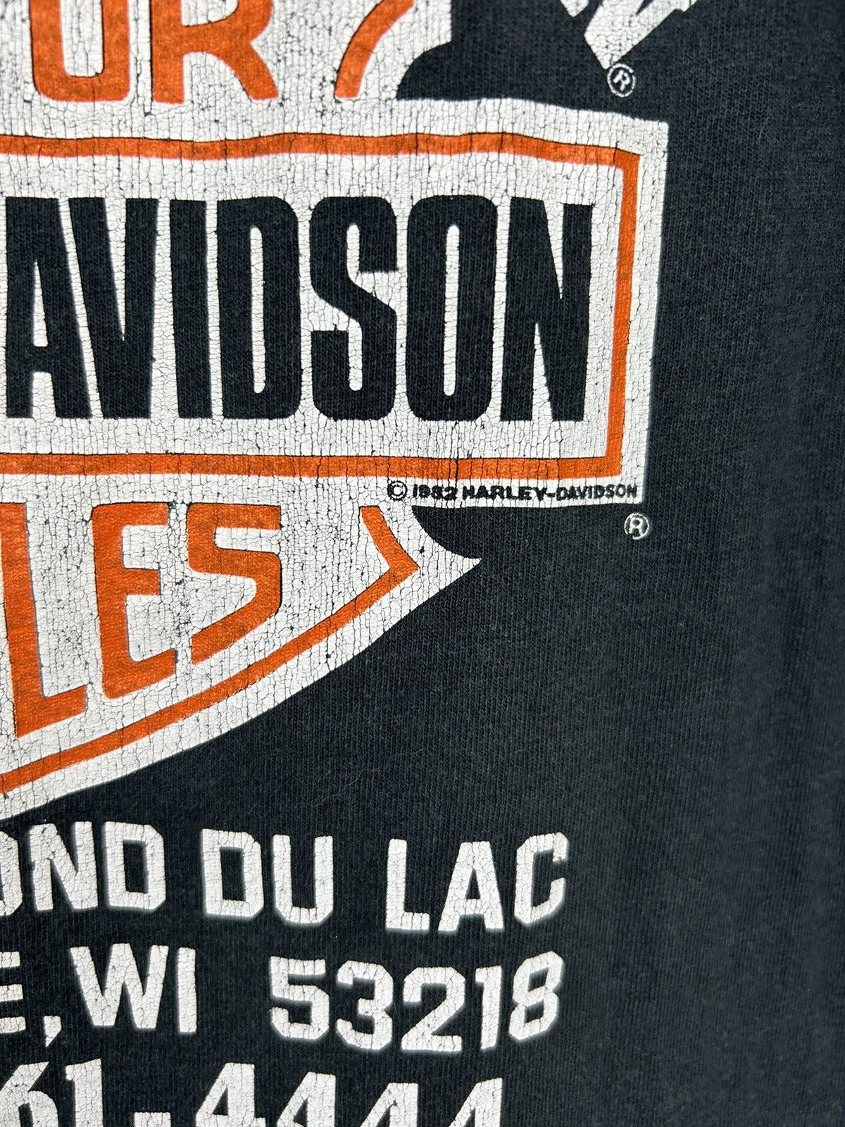 Harley Davidson × Vintage Vintage 1989 Harley Davidson Holoubek T shirt Made in Usa Size US L / EU 52-54 / 3 - 17 Thumbnail