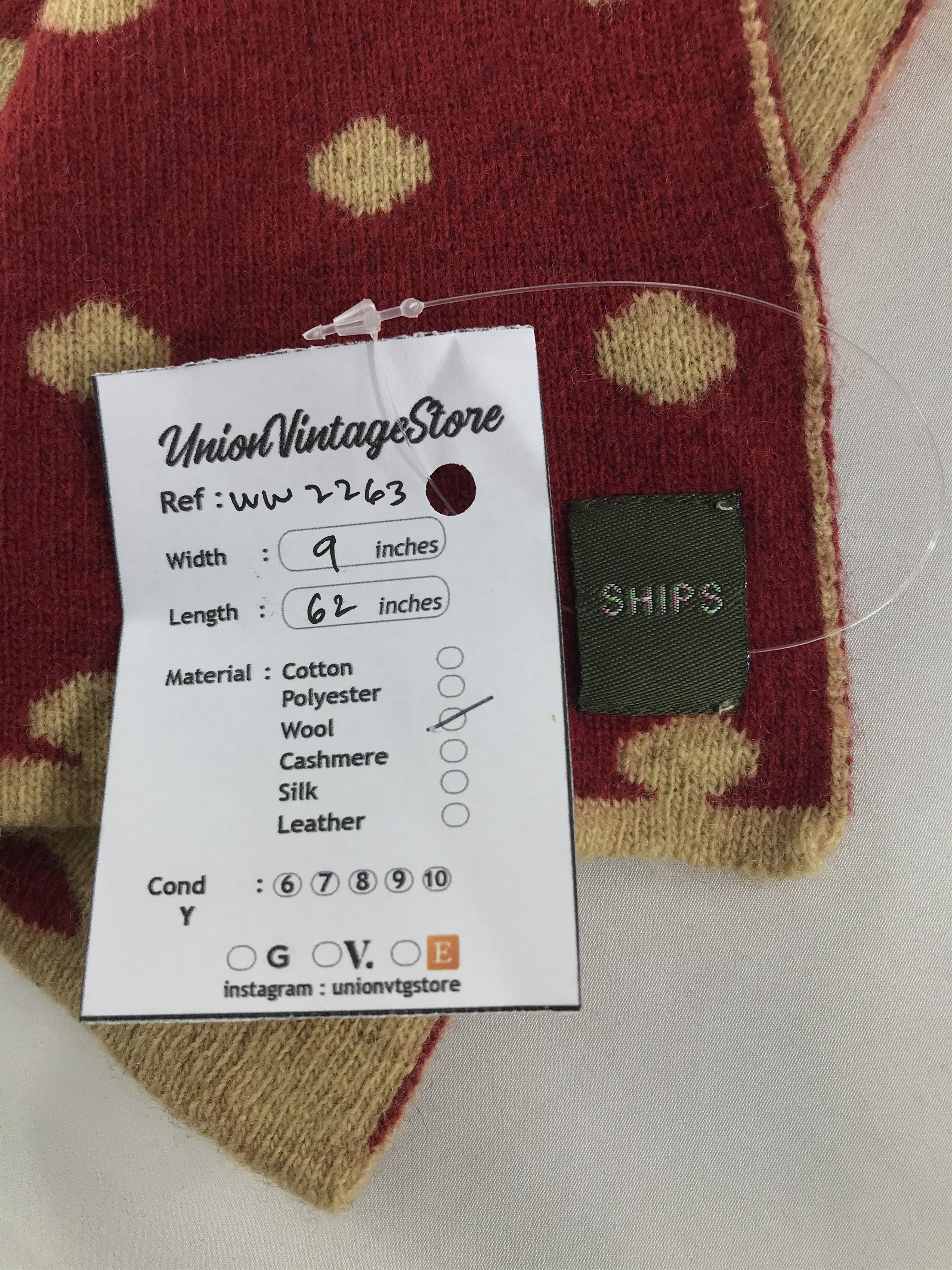 SHIPS × Vintage Ships Scarf / Muffler / Neckwear - WW2263 Size ONE SIZE - 4 Thumbnail