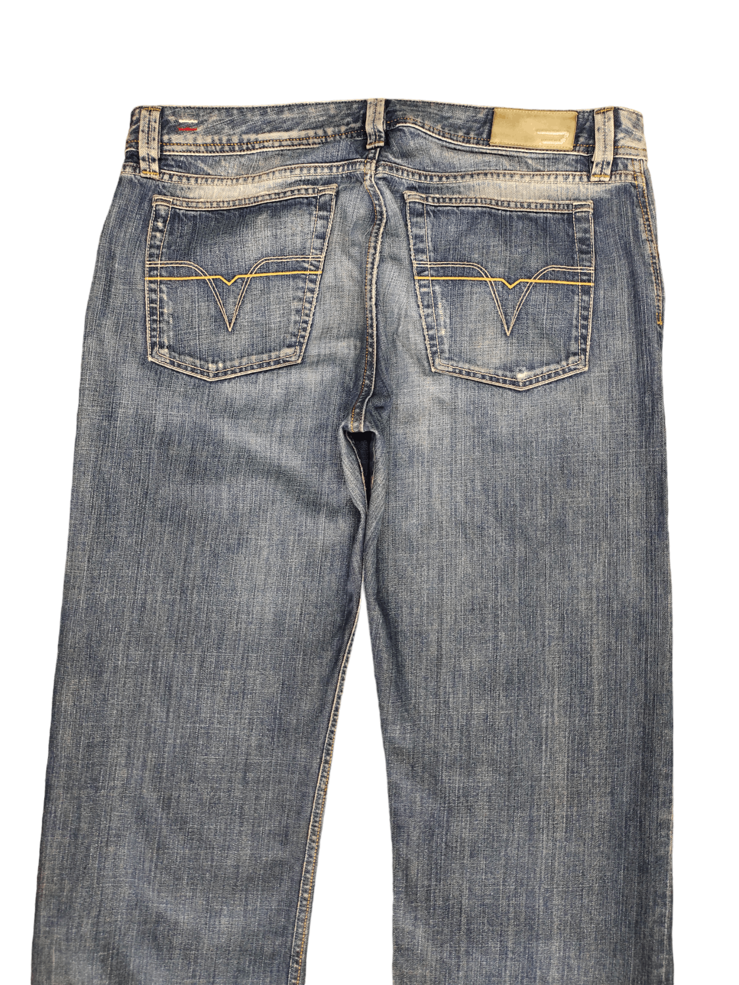 Diesel Baggy Jeans Diesel "Levan" D Logo Wide Leg Denim Y2k Jnco Size US 36 / EU 52 - 2 Thumbnail
