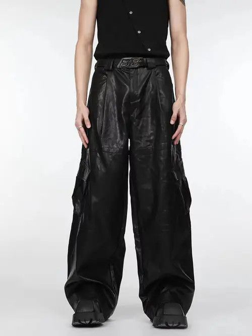 Japanese Brand × Jean Vintage pocket wide-leg casual cargo trousers Size US 30 / EU 46 - 3 Thumbnail