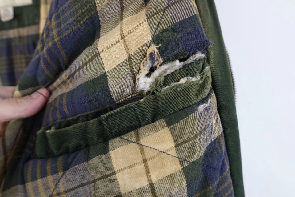 Vintage Vintage 90s Streetwear Flannel Lined Chore Jacket Green Size US XXL / EU 58 / 5 - 13 Thumbnail