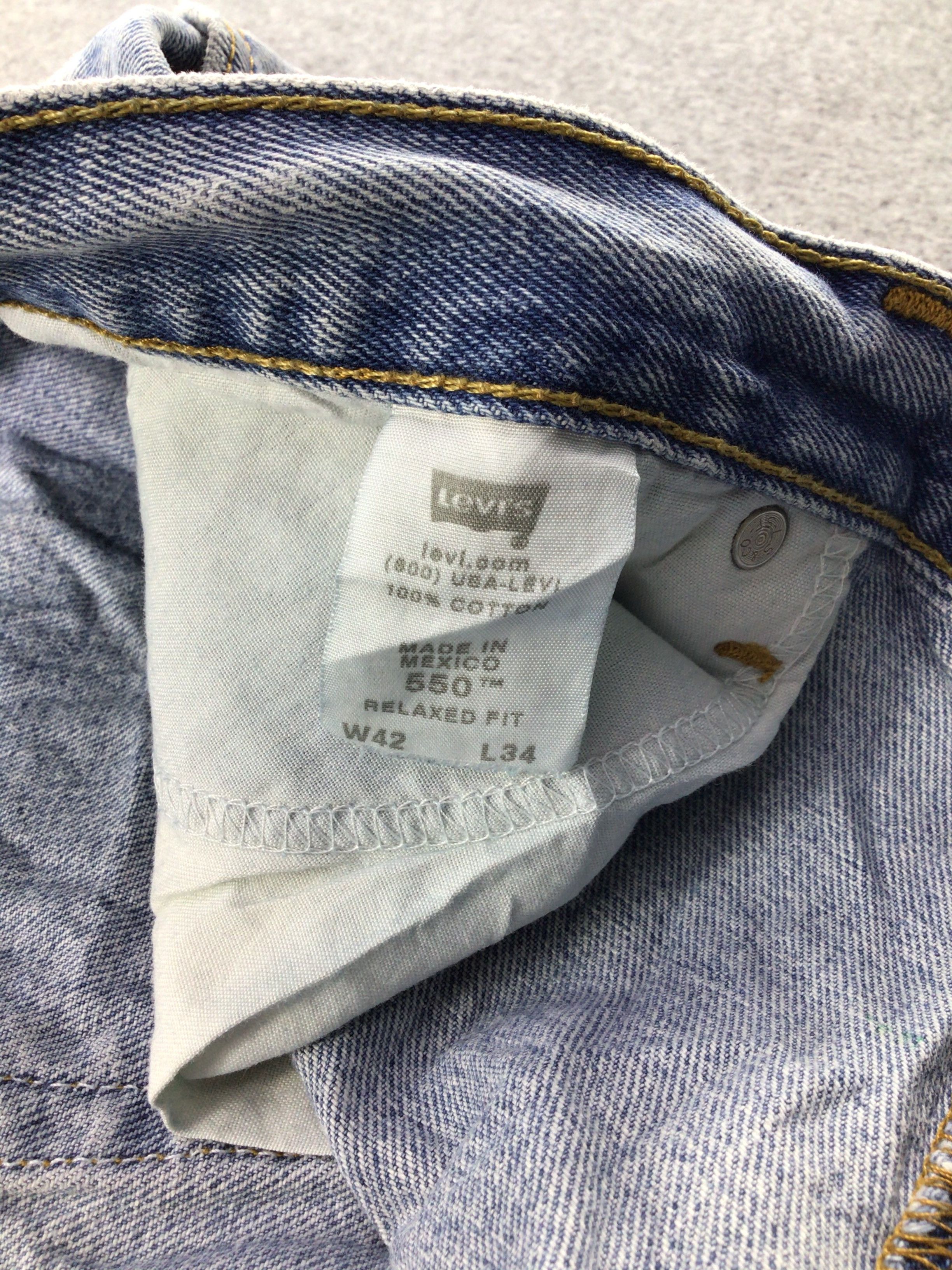 Levi's Vintage Levis 550 Relaxed Fit Jeans-JM545 Size US 41 - 11 Thumbnail