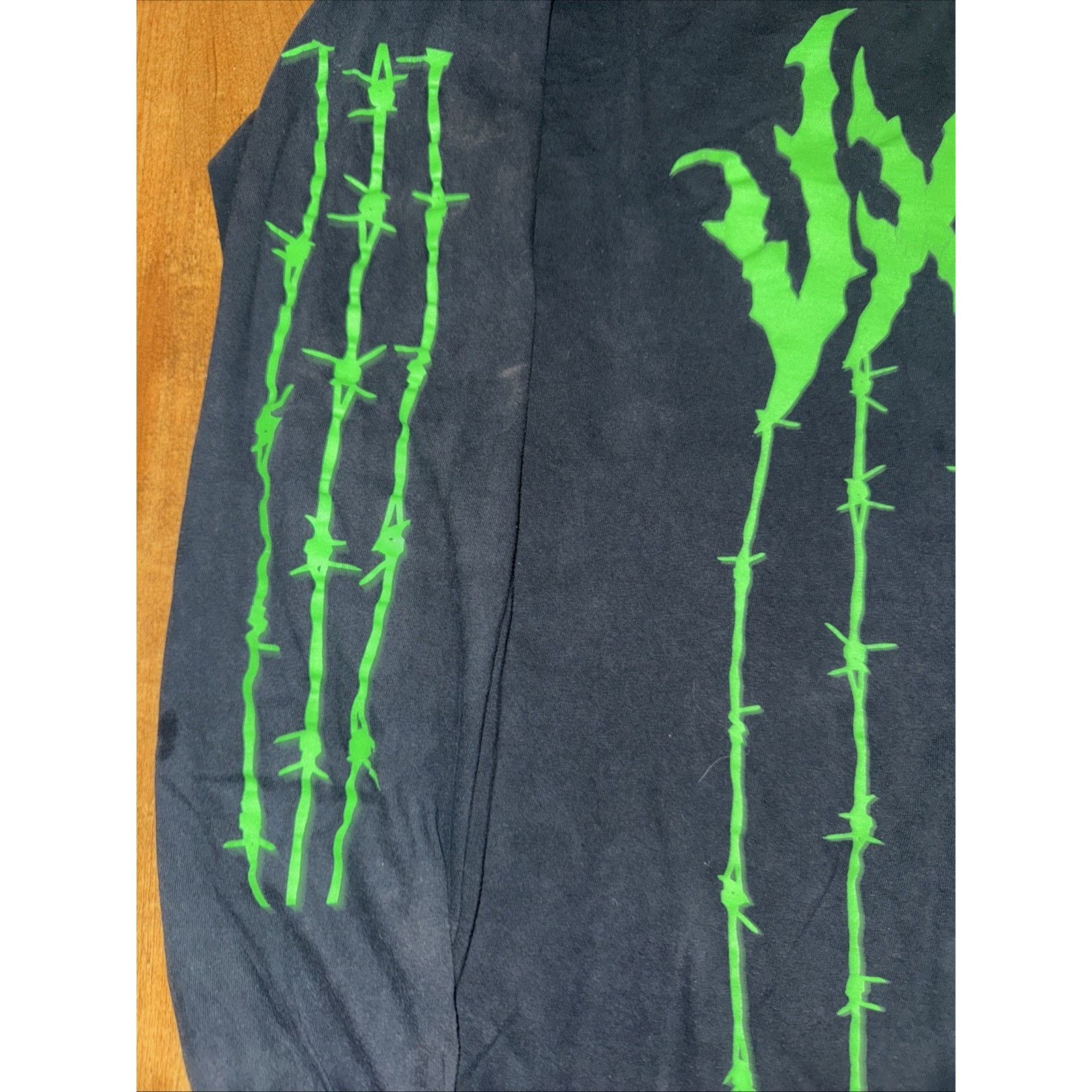 Band Tees × Vintage VXDN Metal Band Long Sleeve T-Shirt Black Barbed Wire L Size US L / EU 52-54 / 3 - 3 Thumbnail