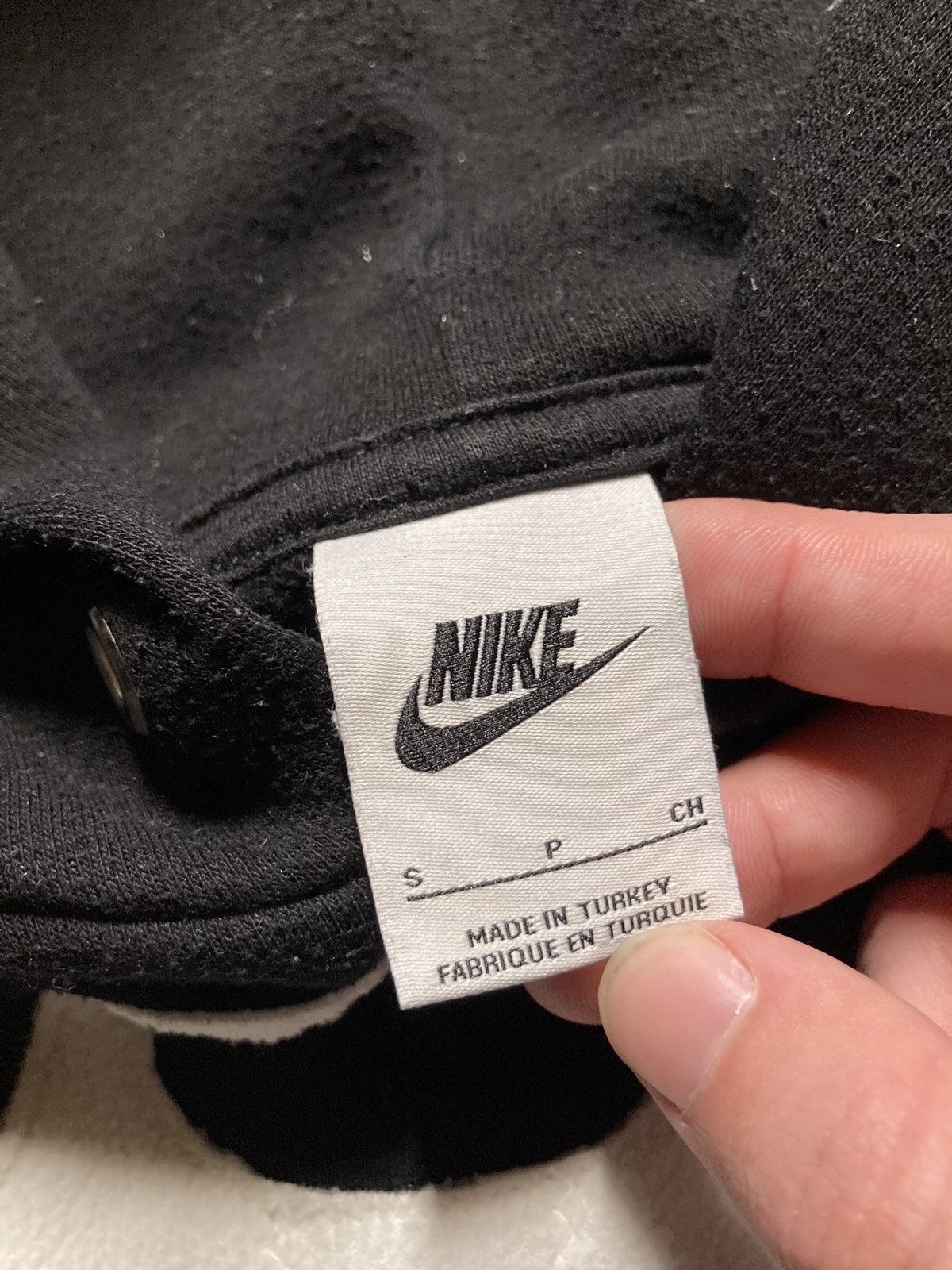 Nike × Vintage ⛩️ Nike Custom Hoodie Rare Y2K Punk Rock Cross center biglogo Size US S / EU 44-46 / 1 - 5 Thumbnail