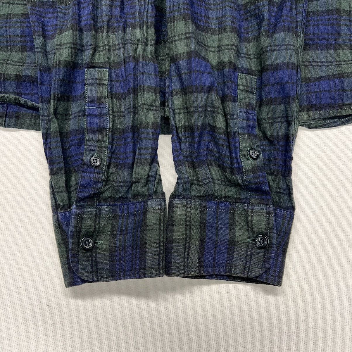 Kenneth Cole Kenneth Cole Reaction Flannel Shirt Button Down Green Blue Size US XL / EU 56 / 4 - 8 Thumbnail