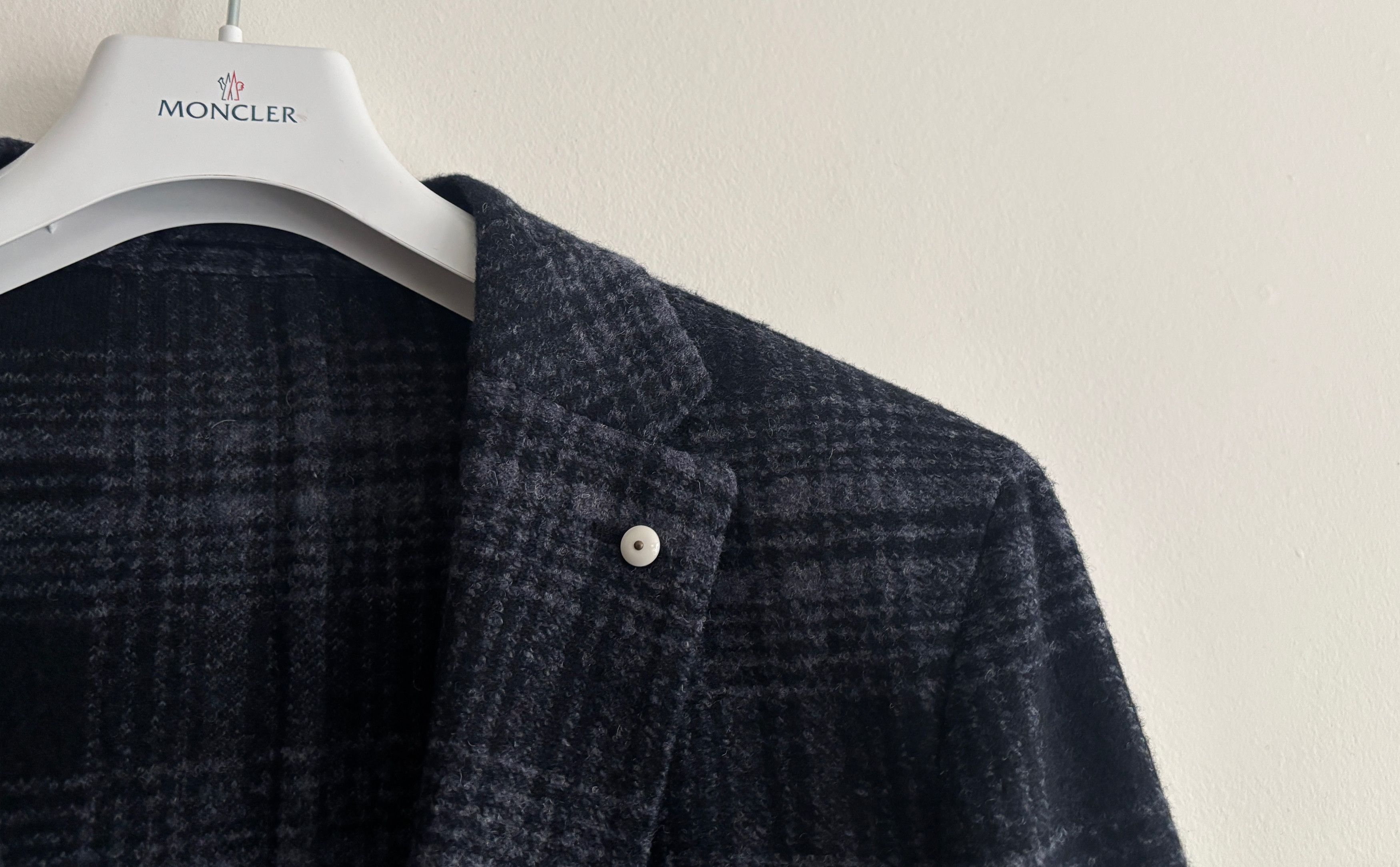 L.B.M. 1911 $000 Dandy Jacket Unstructured Plaid Wool Sport Coat Size 42R - 4 Thumbnail
