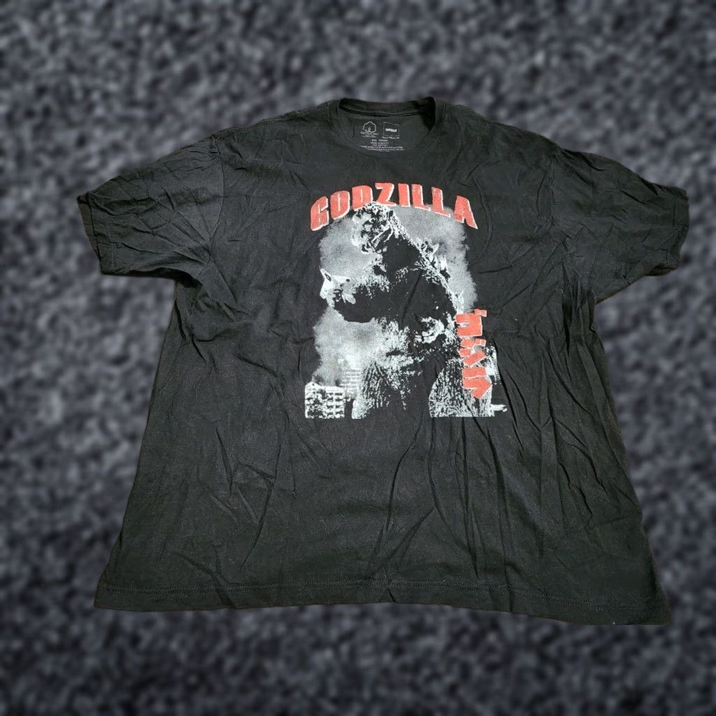 Etro VINTAGE? No — Actually Graphic Print Man T-Shirt Godzilla Black 3XL Crew Neck Short Sleeve Men 3XL Godzilla Movies Size US XXL / EU 58 / 5 - 1 Thumbnail