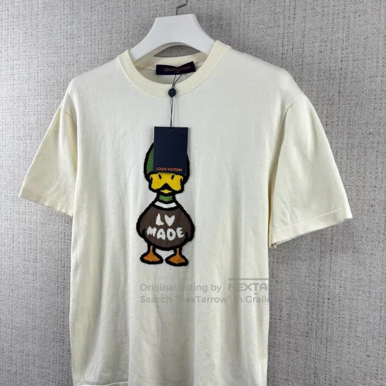 Louis Vuitton Louis Vuitton Duckling Logo Printed Pullover Short Sleeve Size US M / EU 48-50 / 2 - 2 Thumbnail