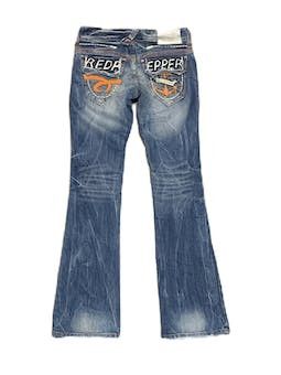 If Six Was Nine Vintage RedPepper Flare Bootcut Jeans Size 30" / US 8 / IT 44 - 1 Thumbnail