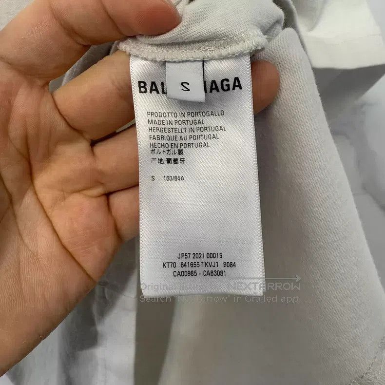 Balenciaga Balenciaga White Coke Embroidered Short Sleeve Size US S / EU 44-46 / 1 - 4 Thumbnail