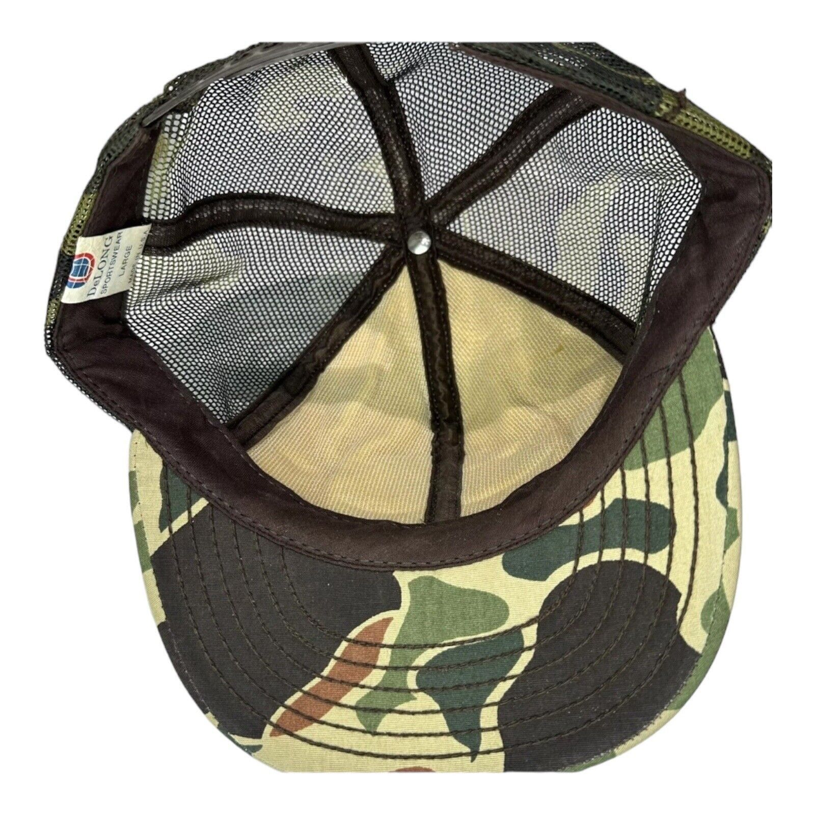 Delong VTG Ducks Unlimited Baseball Cap Waterfowl Hat 90s Trucker Size ONE SIZE - 5 Thumbnail