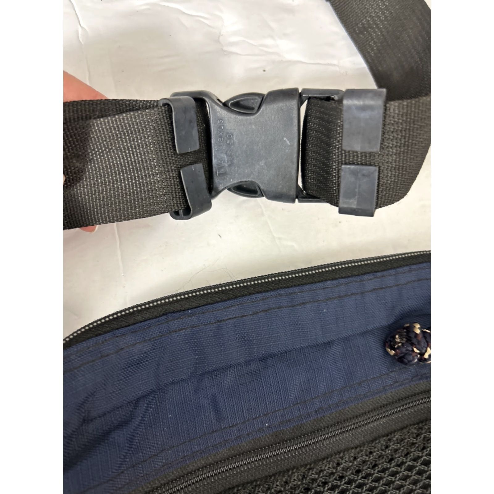 Jansport VINTAGE Jansport Fanny Pack Navy Blue Water Bottle Holders 15x7x3 USA Mens BackPack Nylon Made In USA JanSport Size ONE SIZE - 5 Thumbnail