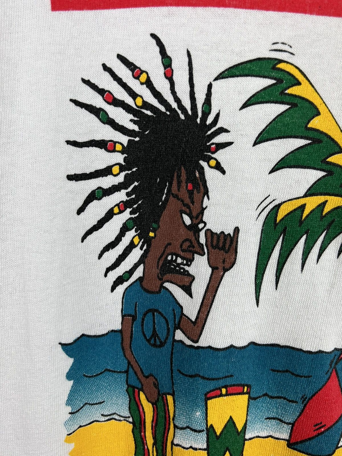 Vintage Vintage Black Beavis & Butthead Parody Bahamas Humor T-Shirt Size US M / EU 48-50 / 2 - 4 Thumbnail