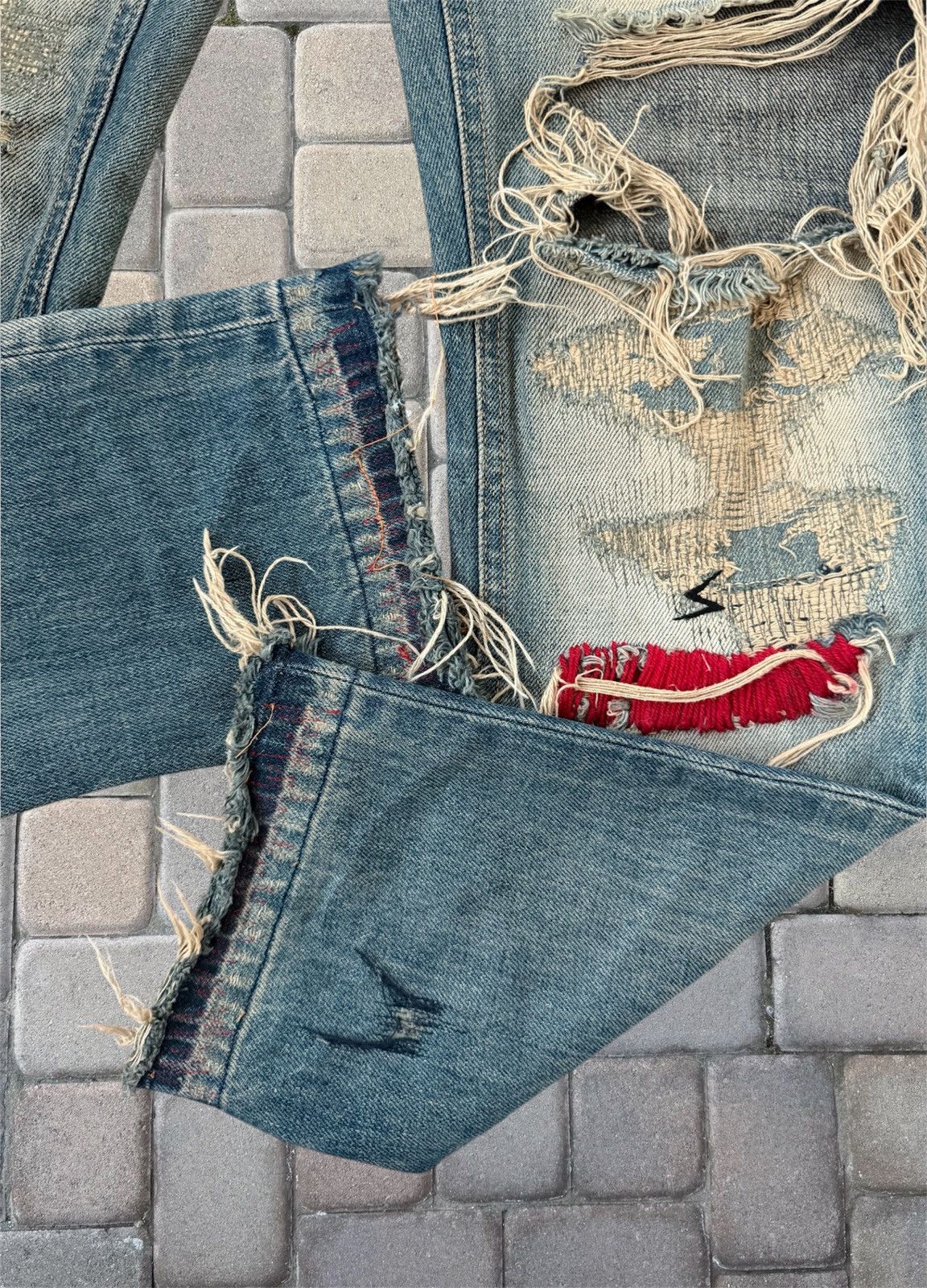 Undercover Undercover “68” Red Yarn Denim Size US 28 / EU 44 - 11 Thumbnail
