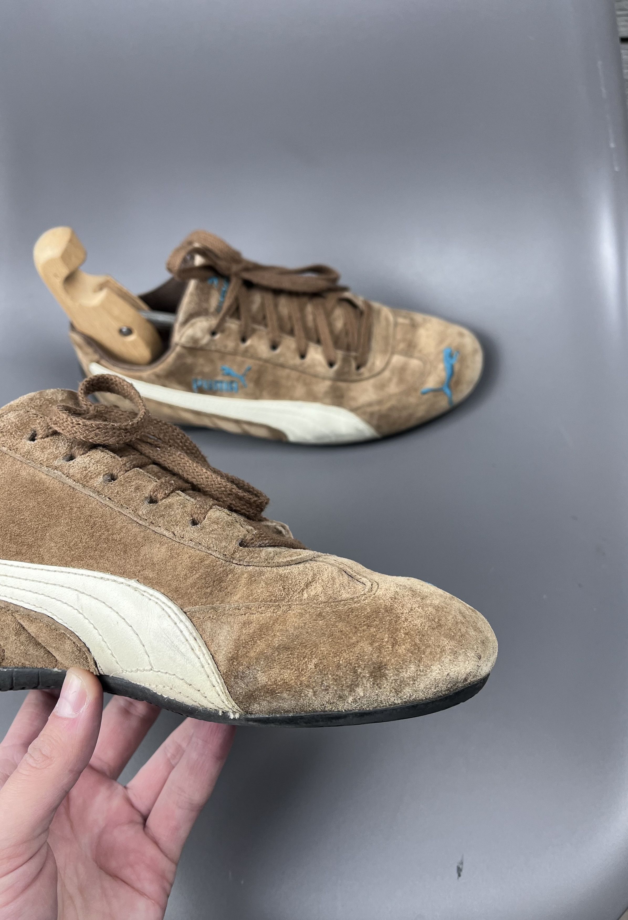 Puma Vintage women sneakers Puma SpeedCat light brown size 38 Size US 5.5 / EU 38 - 3 Thumbnail