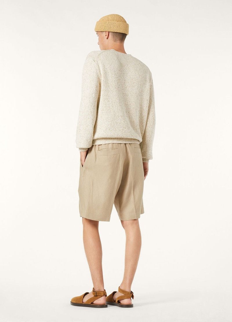 Loro Piana o1w1db10126 FA09905 Meina Crewneck Sweater in Ivory Size US M / EU 48-50 / 2 - 3 Thumbnail