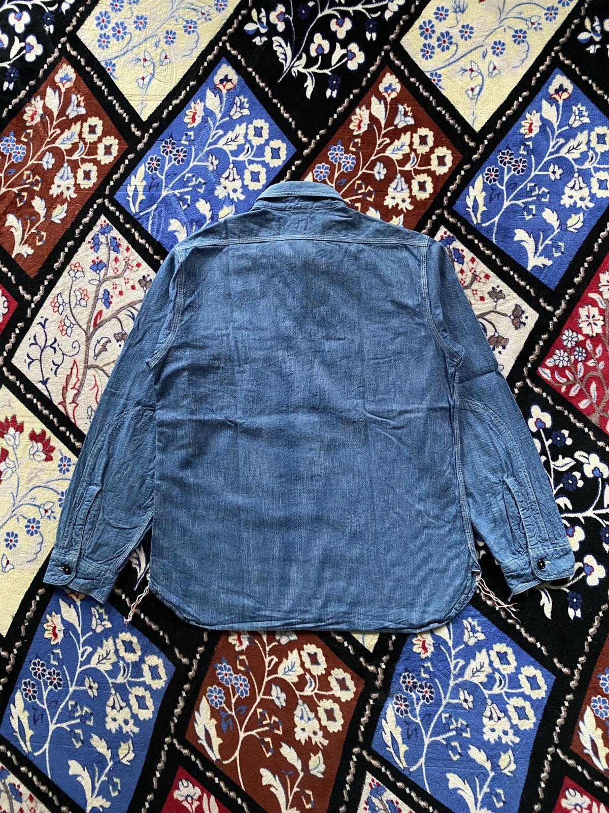 Sugar Cane Sugar Cane Hickory Indigo Denim Work Shirt Size US M / EU 48-50 / 2 - 2 Thumbnail