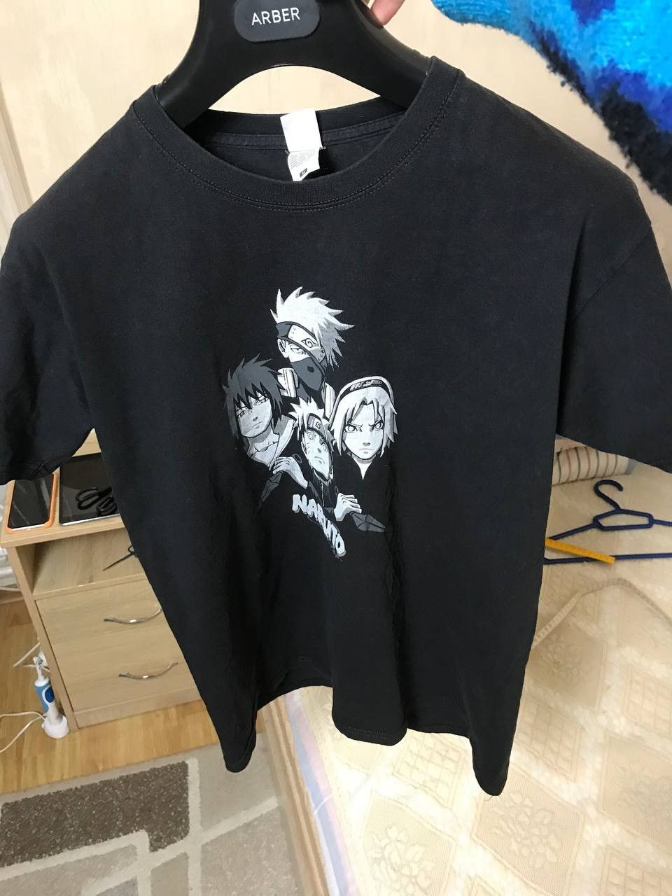 Anime 🔥 Naruto Sasuke Kakashi Anime Manga Vintage T Shirt Movie Size US M / EU 48-50 / 2 - 6 Thumbnail