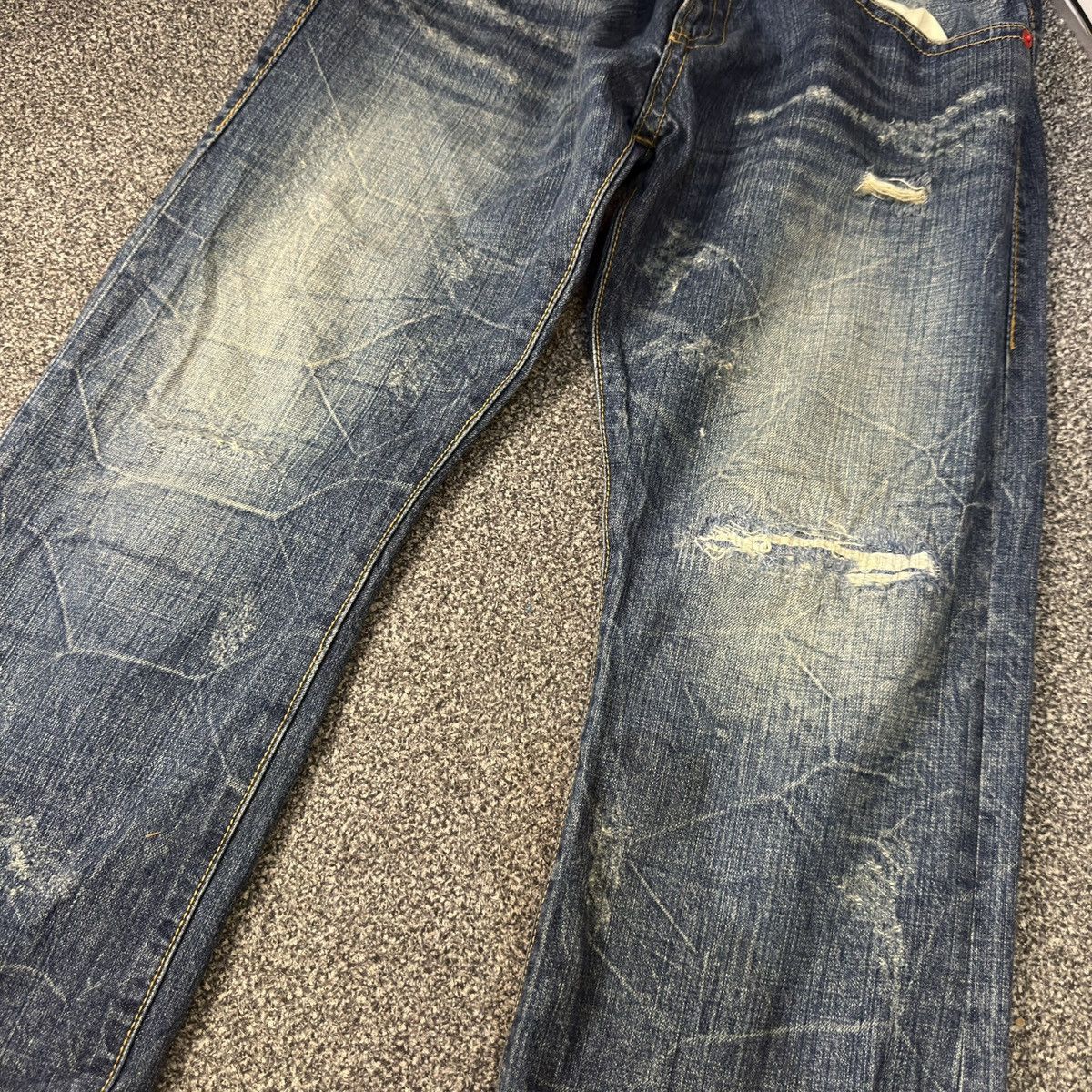 Beauty Beast 🔥🇯🇵 Japanese Distressed Co&Lu Ripped Baggy Jeans Size US 34 / EU 50 - 5 Thumbnail