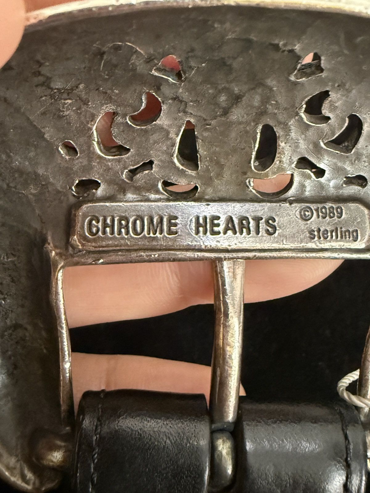 Chrome Hearts Chrome Hearts Leather Waist Belt 3-Piece Western Size 30 - 7 Thumbnail