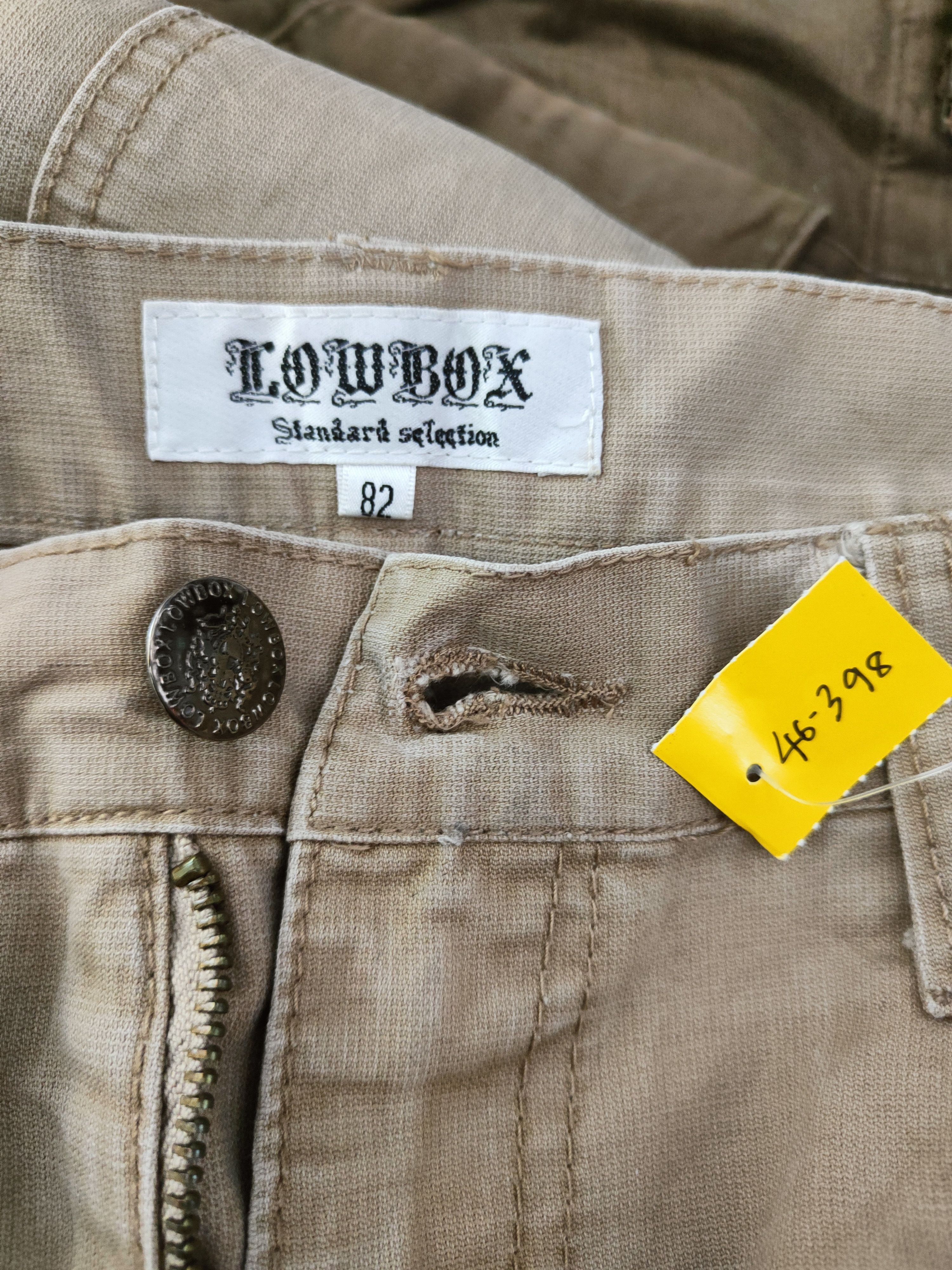 LOWBOX DL Lowbox Beige Multipocket Cargo Pants #46-398 Size US 32 / EU 48 - 13 Thumbnail