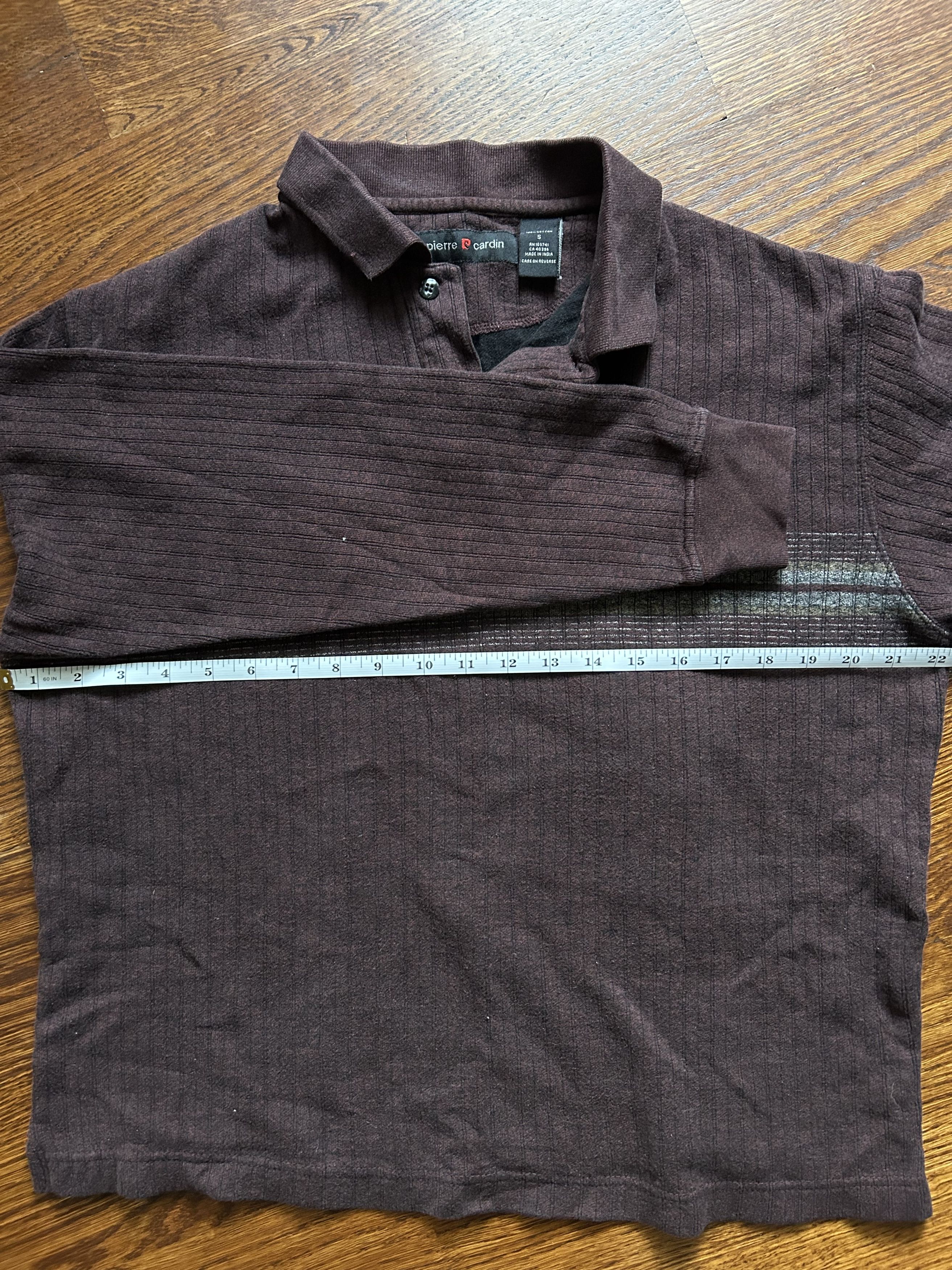 Pierre Cardin 1990's PIERRE CARDIN FRENCH QUARTER BUTTON KNIT - M × 1 Size US M / EU 48-50 / 2 - 3 Thumbnail