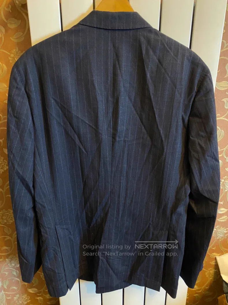 Brunello Cucinelli Brunello Cucinelli Double-breasted suit jacket, 99% virgin Size 50L - 2 Thumbnail