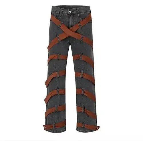 handvaerk Opium Cross Straped Pocket jeans Size US 32 / EU 48 - 1 Thumbnail