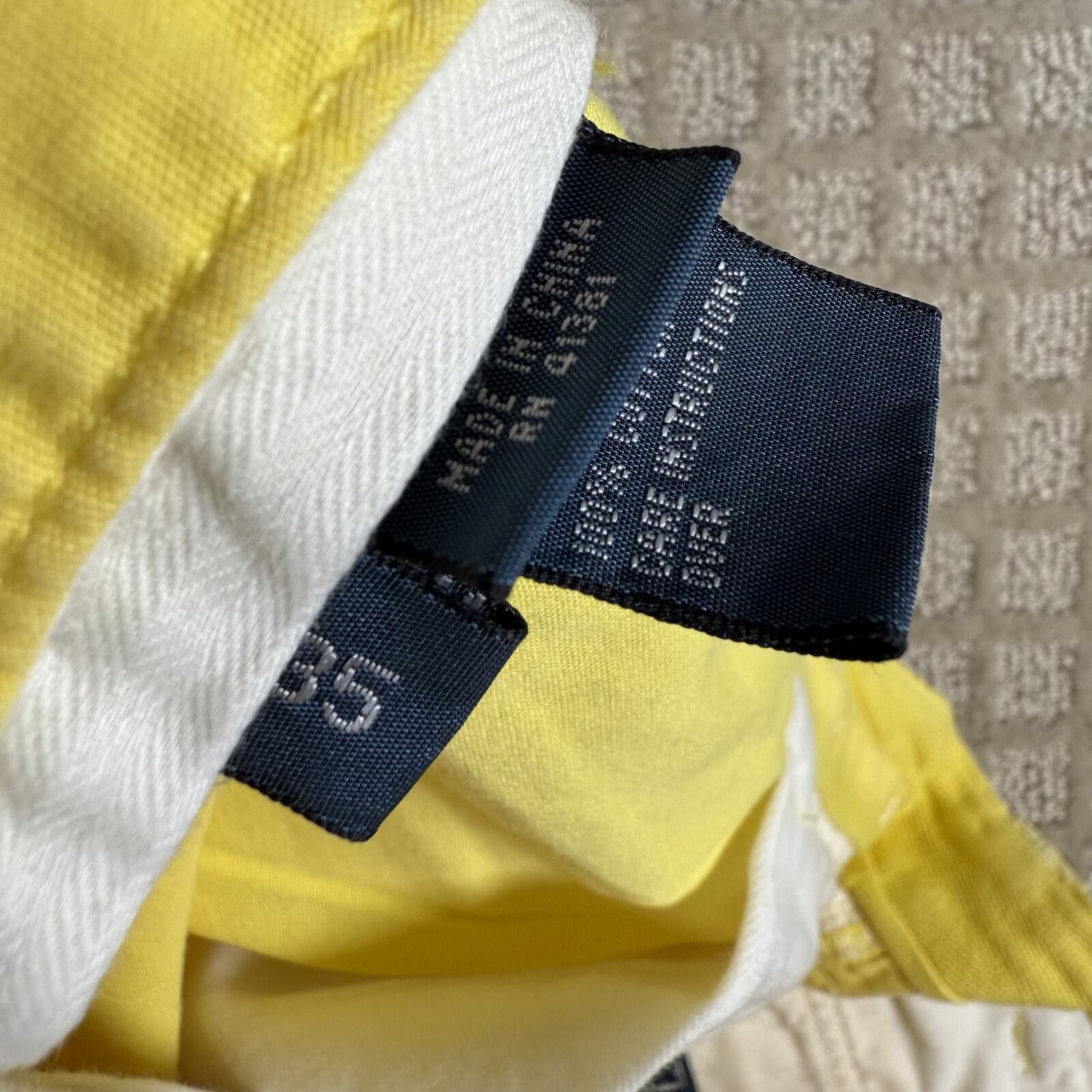 Polo Ralph Lauren Vintage Polo Ralph Lauren Yellow Cargo Shorts 35 Size US 35 - 6 Thumbnail
