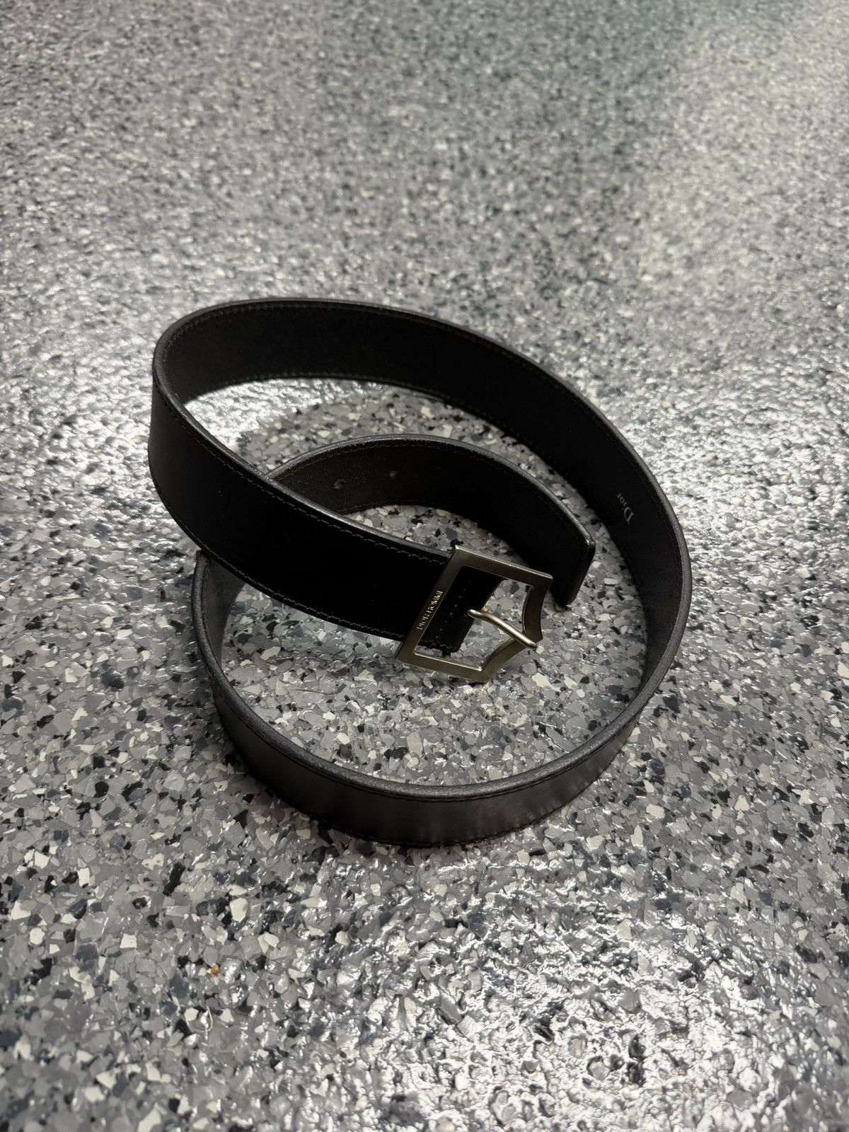 Dior homme AW05 エディ期 buckle belt 85 Dior × Hedi Slimane Dior Homme AW05 H Belt | Grailed