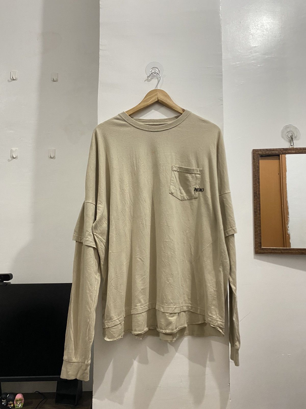 Number (N)ine NUMBER (N)INE DOUBLE LAYERED ARCH LOGO LONGSLEEVE Size US M / EU 48-50 / 2 - 1 Thumbnail