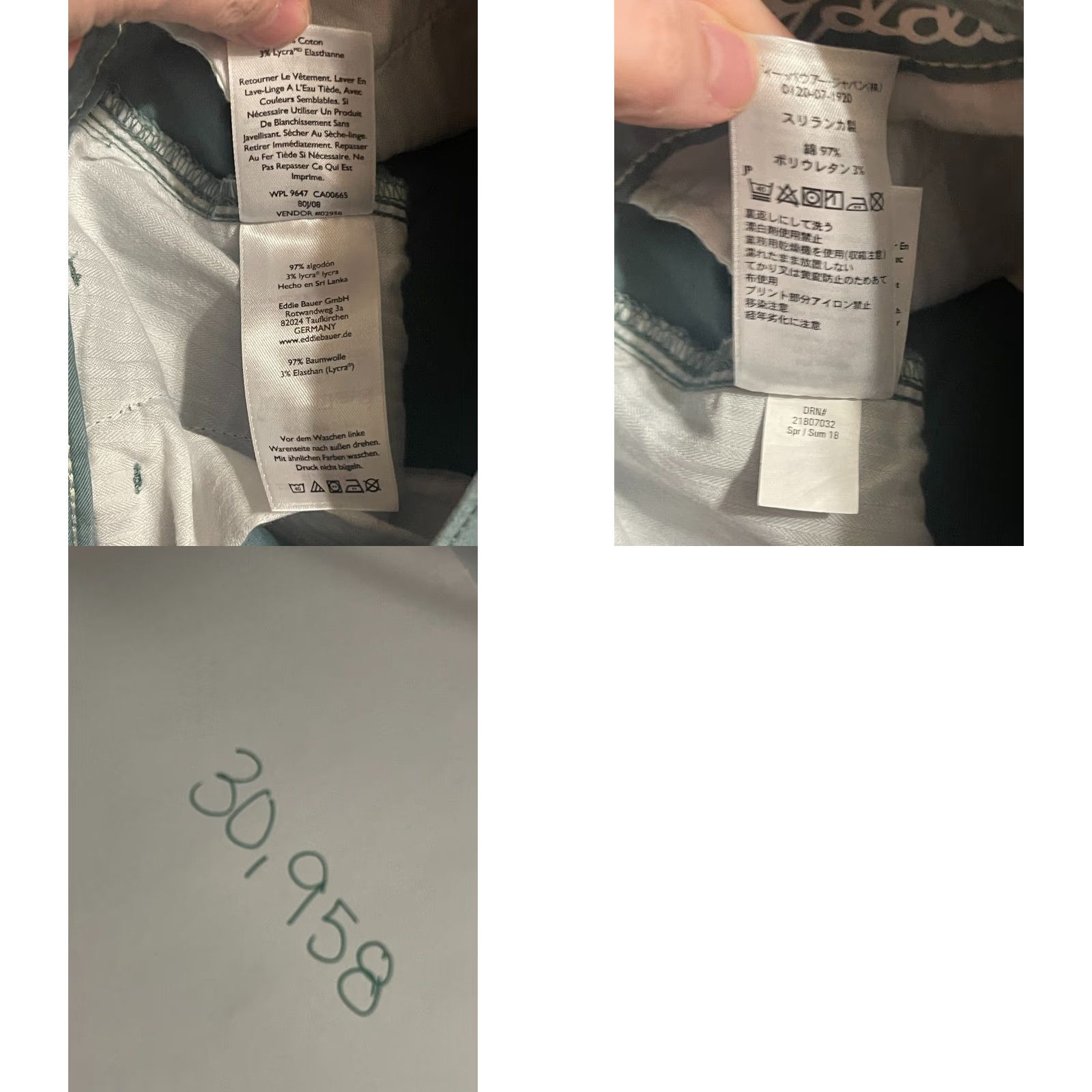 Eddie Bauer Eddie Bauer Jeans Women's Size 4 Legendwash Stretch Boyfriend Slim Pockets Green 28.5in Inseam Regular Size Type Womens Pants/Jeans Size 27" / US 4 / IT 40 - 9 Thumbnail