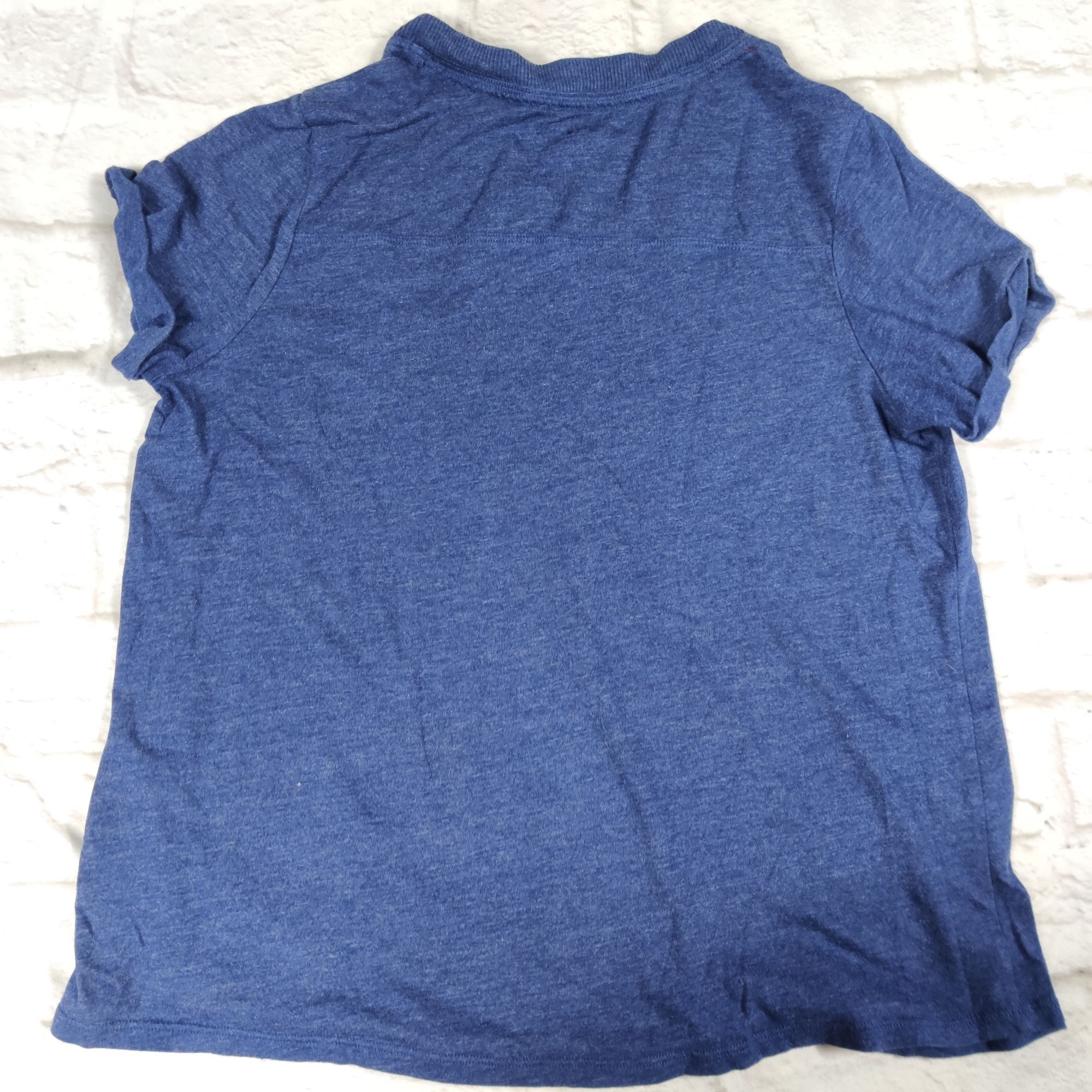 Tommy Hilfiger Tommy Hilfiger Sport S Blue V-Neck Logo Tee Graphic T-Shirt Size S / US 4 / IT 40 - 4 Thumbnail