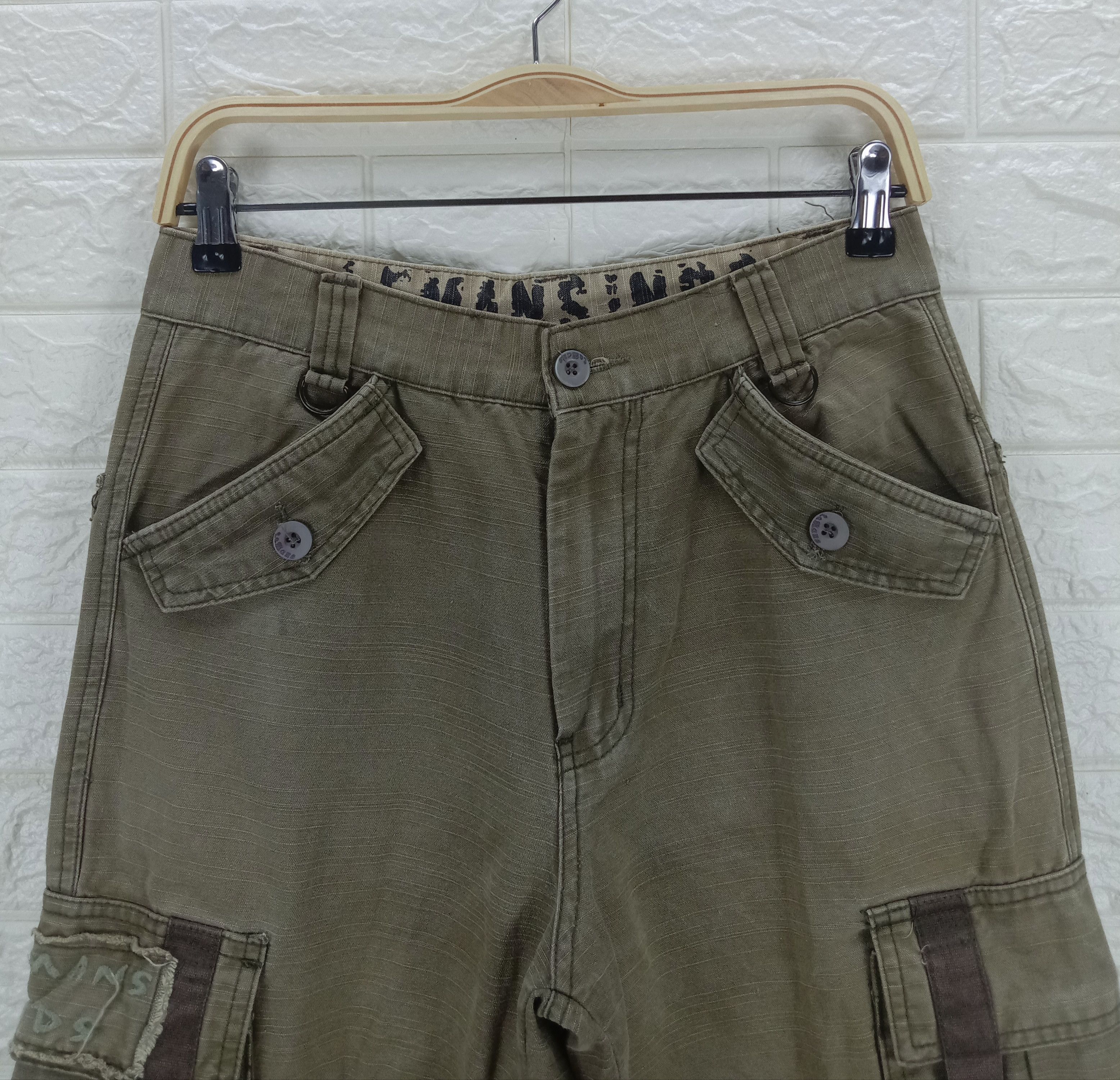 Japanese Brand Vintage Japanese Bondage Multi Pocket Tactical Cargo Pants Size US 30 / EU 46 - 6 Thumbnail