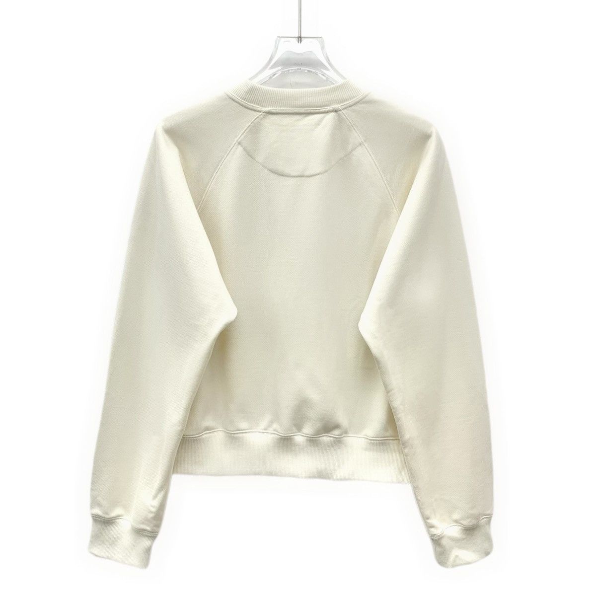 Hermes Hermes Off-white Embroidered Raglan Sleeve Sweatshirt K26WX Size S / US 4 / IT 40 - 2 Thumbnail