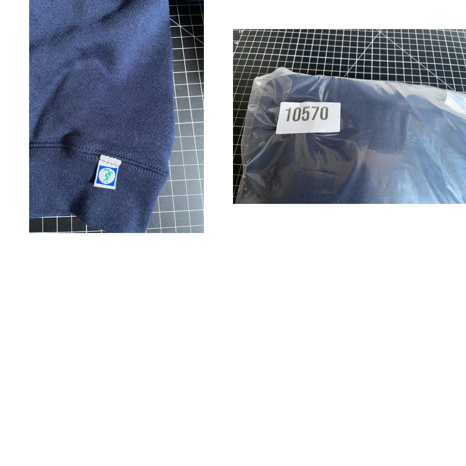 Vintage VINTAGE Discus Athletic Sweatshirt Shirt | Dark Blue | 90s Sun Faded Crewneck Mens Large Tall LT | Cotton-Blend Fleece Pullover Size US L / EU 52-54 / 3 - 9 Thumbnail