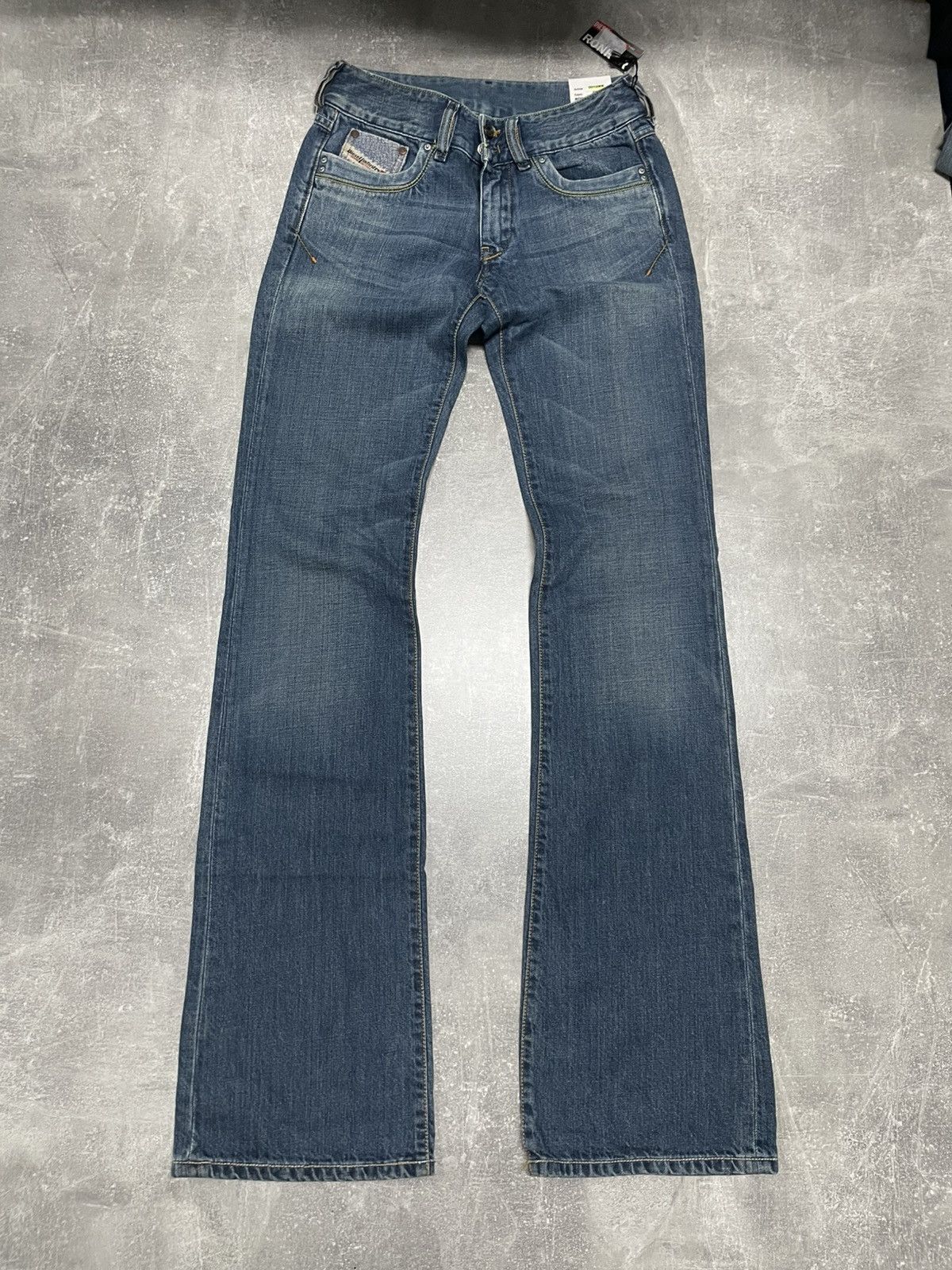 Diesel Vintage Diesel Flap Waist Flare Bootcut Jeans big desert Size 25" / US 0 / IT 36 - 8 Thumbnail