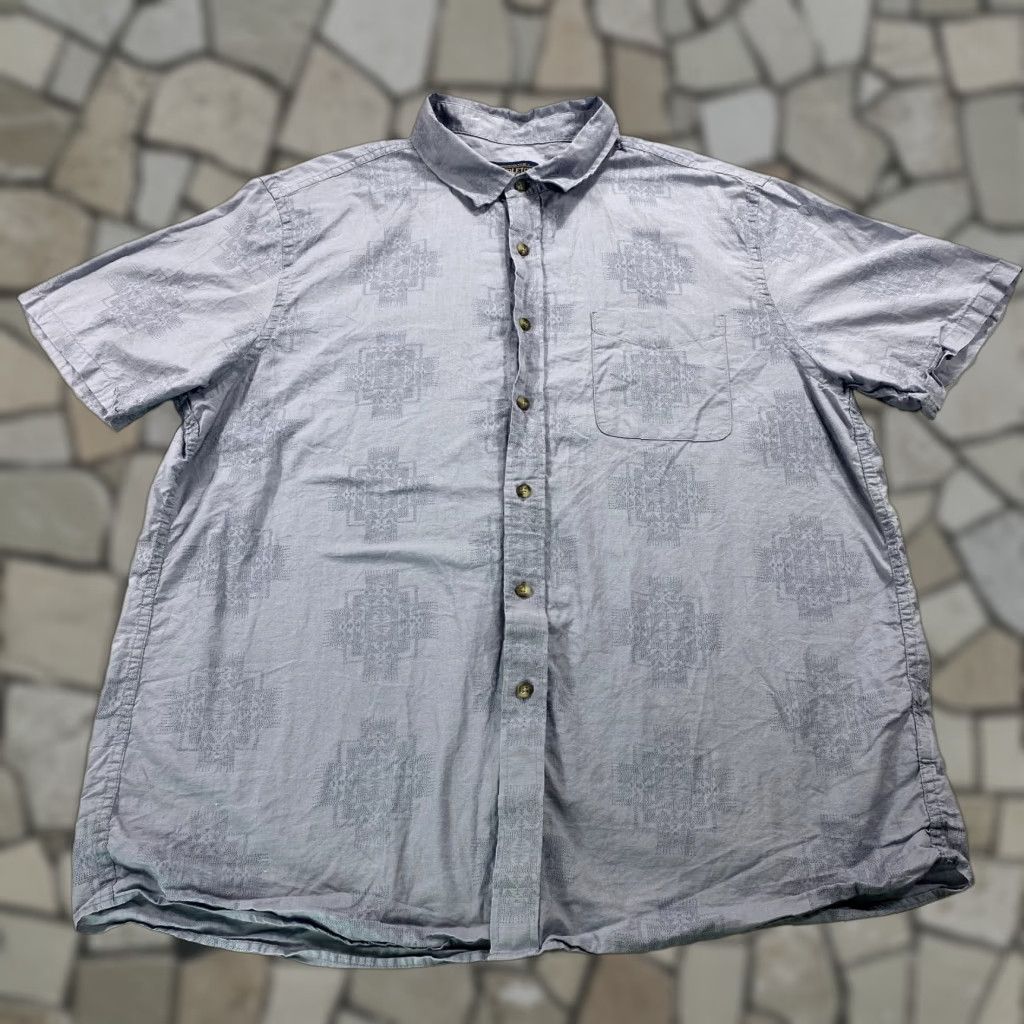 Pendleton Pendleton Shirt Mens XL Blue Button-Up Casual Outdoor Aztec Geometric 90s Western Decorated with Pockets Size US XL / EU 56 / 4 - 1 Thumbnail