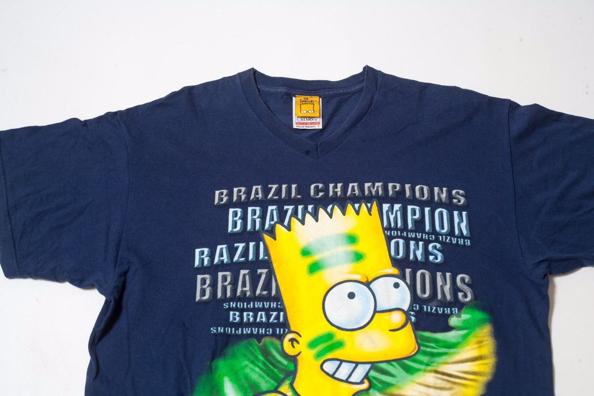 The Simpsons Simpsons Brasil Champions T-shirt Size US XL / EU 56 / 4 - 3 Thumbnail