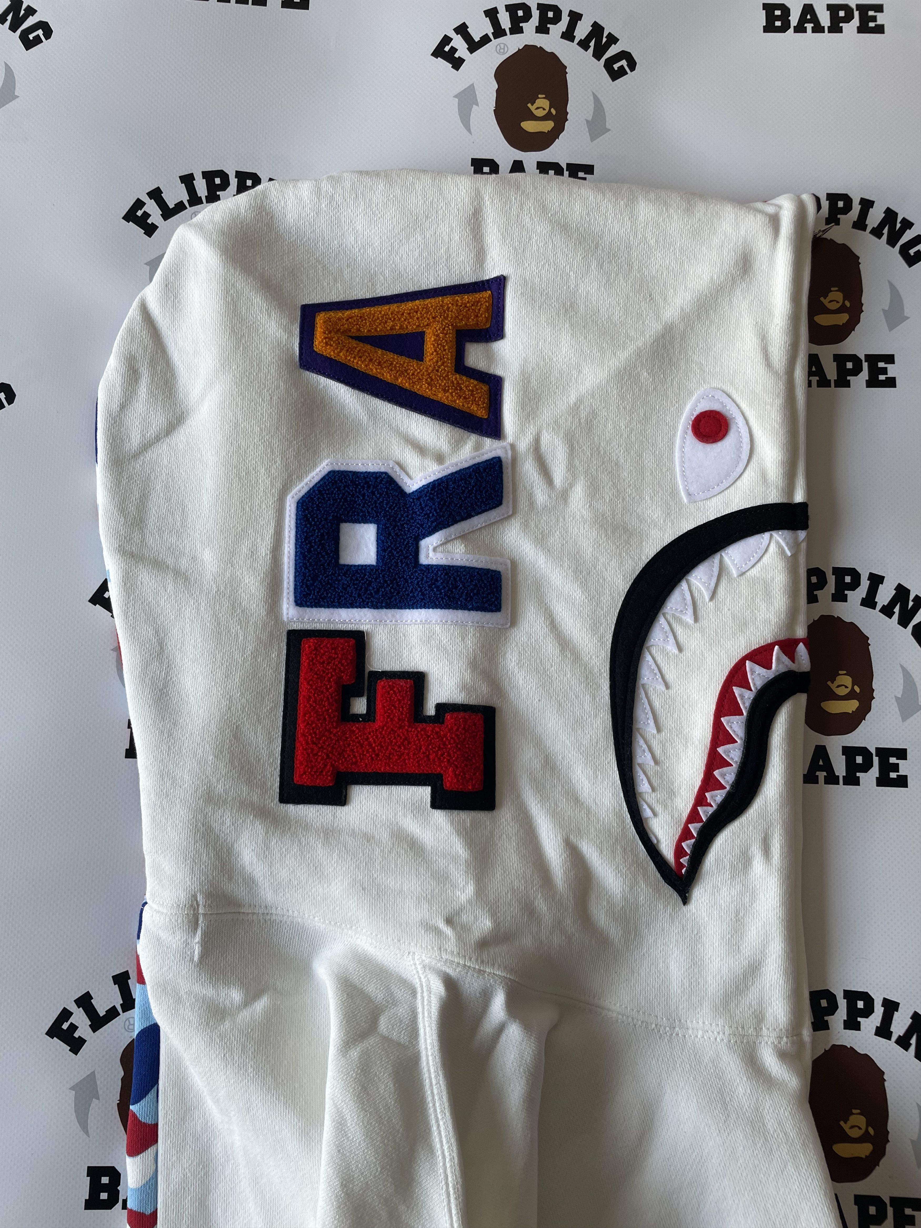 Bape BAPE STORE PARIS 5th ANNIV SHARK FULL ZIP HOODIE Size US XXL / EU 58 / 5 - 4 Thumbnail