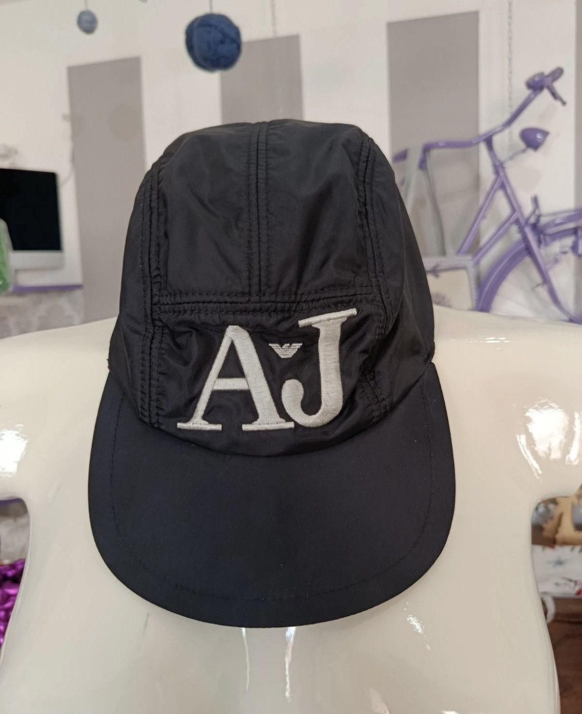 Armani Vintage Armani Cap Size ONE SIZE - 2 Thumbnail